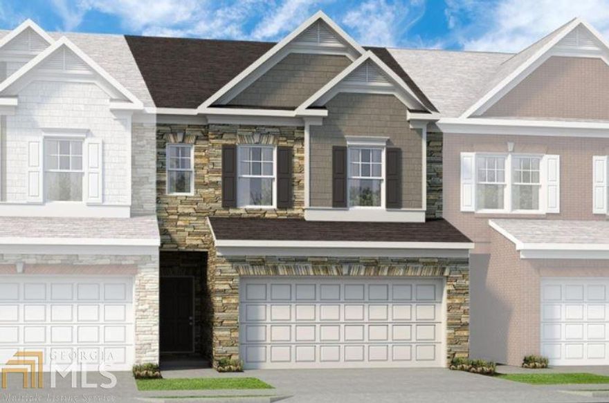 Move in Ready March 2021! The Maddux K - Interior Unit. Buford City Schools. Model home plan - Open concept floor plan - Family room with fireplace opens to the kitchen with - cabinets with granite counter tops that wrap in a "L" shape to provide the chef in the family additional storage and counter space. The owners suite is finished with crown molding and opens into the spa like owner's bath with a garden tub and separate shower. Sodded backyard with a covered patio! Come discover a dynamic lifestyle at City Walk Buford! Here you'll find an offering of craftsman-style townhomes with open-concept designs at an affordable price. In the heart of downtown Buford, residents will enjoy a variety of trendy restaurants and shops just a short walk away. Families will appreciate the top-rated Buford city school district where Buford High School is ranked one of the best high schools in Gwinnett County. All the comfort of a low-maintenance home can be yours along with the benefits of urban living. Now selling! Photos are representative of floorplan, not necessarily of home being built.