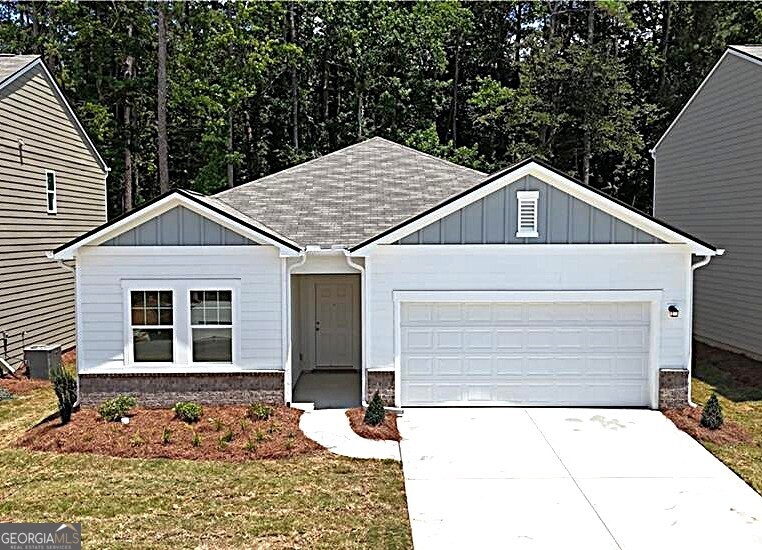 BRAND NEW! ONE LEVEL LIVING! FOUR Bedrooms, THREE Full Baths, Yes, 3 FULL Baths! This Never Been Lived in Ranch Style Home Provides a Covered Back Patio for Long Season Outdoor Enjoyment and is Set on a Level Lot. Casteel Offers Street Lights and Sidewalks Plus Bountiful Amenities including Pool, Playground, Gaming and Picnic Areas. Located in Booming Bethlehem, Only 5 Minutes to Highway 316, Surrounded by Great Shopping and Dining Options, including Walkable Winder. Floor Plan may be viewed at website for Starlight Homes in Casteel the Astro Plan. Act Now! This home will be finished and ready for You on August 15.