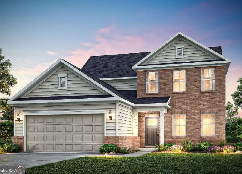 Must-See Beautiful Home in Watermist at Mirror Lake Community! Situated along the scenic southern shore of an 80-acre lake in the heart of Douglas County, this spacious five-bedroom, three-bath home offers the perfect combination of style, comfort, and functionality. The open-concept design features a beautifully appointed kitchen with quartz countertops, stainless steel appliances, and seamless flow into generous living areas-including a large family room and an upstairs loft, ideal for entertaining or relaxing. The oversized owner's suite on main level provides a private retreat, while a wooded backyard adds natural charm and privacy. A two-car garage completes this thoughtfully designed home. Residents of Watermist at Mirror Lake enjoy resort-inspired amenities, including a sparkling pool, clubhouse, playground, and community sidewalks. Homeowners will receive 1year full golf membership at prestigious Chapel Hill and Mirror Lake Golf Club. Move-in Ready NOW! *Photos represent the model home and may not reflect exact finishes.
