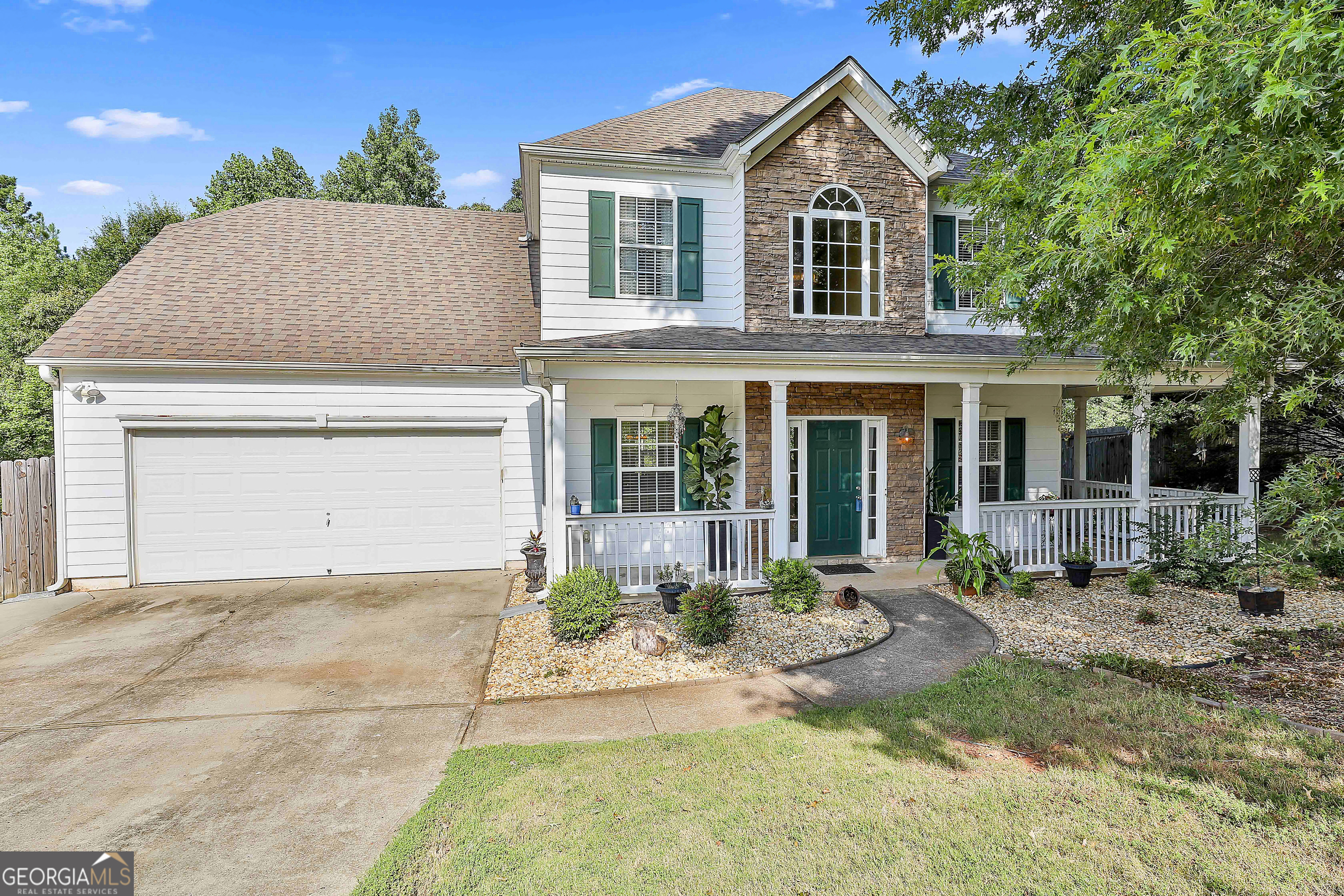 Don't miss this opportunity to get a great home for a great price. Brooks Elem, Madras Middle, and Northgate HS are excellent Coweta Co schools. Priced for a quick sale, this 3 br 2.5 ba home features a 1 yr old roof as well as a 2 yr old upgraded HVAC system, and hardi board siding. The primary bedroom is located on the main floor and features a tray ceiling and a large walk-in closet. The primary bath is spacious and has a separate shower and tub as well as dual vanities. The large family room has floor to ceiling built in cabinetry and shelving for plenty of storage. The spacious kitchen features a pantry along with stainless steel appliances. There are 2 large bedrooms upstairs, along with a full bath. The bedrooms each have tray ceilings and large closets. The exterior has a wrap-around front porch as well as a paver patio with a firepit out back and a fenced in yard. The attic in the garage has plenty of storage, and there is a poured concrete pad attached to the driveway for additional parking. Home is 1.5 mi from the interstate, as well as 20 min from the Atlanta Airport. **This home is being sold as is** **Please give at least 2 hour notice for showings due to pets** Thank you for showing.