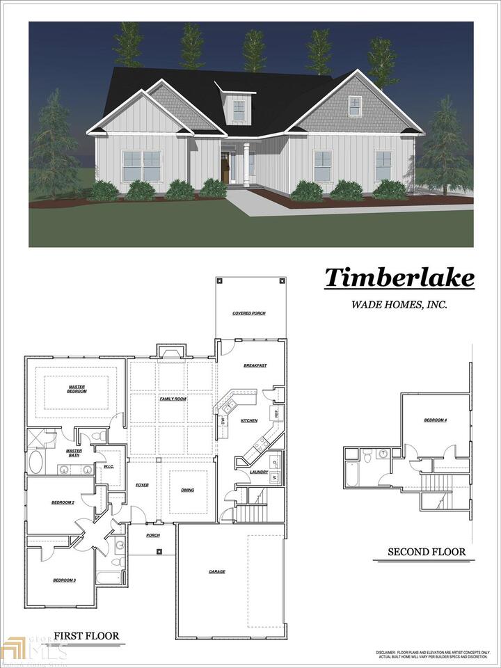PRESALE Wade Homes presents LAKEVIEW ESTATES~New Construction w/fabulous 1 acre homesites located right across from Jackson Lake! LOT 27~Timberlake plan. Modern Farmhouse/Craftsman w/4 bedrooms, 3 baths. Large open kitchen, granite counters and upgraded cabinets. Great rm w/fireplace opens up to covered rear porch. Spacious Master suite w/tile bath and granite countertops. 9 ft. smooth ceilings on main, upgraded flooring and lots of extras!! 2 car garage w/remote plus additional free standing garage...Don't miss out on this unique community offering gorgeous quality homes at affordable pricing! Nothing better out there! This one is under contract but we have more lots available! Go to cindycarter.com and look for Lakeview Estates under New Construction tab! Information deemed reliable but not guaranteed. Rendering for informational purposes, subject to changes.