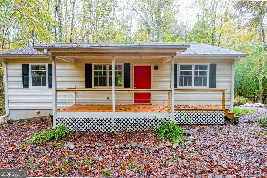 Fully Remodeled 3BR/2BA Ranch in Prime Dahlonega Location!    Welcome home to this beautifully updated 3-bedroom, 2-bath ranch tucked away on a private wooded lot over 1 acre-a rare find in Dahlonega! Perfectly situated near top-rated schools, highways, and shopping, this home offers the best of peaceful living with everyday convenience.    Step inside to discover a complete remodel featuring fresh paint and new LVP flooring, modern lighting, brand-new appliances and countertops. The bright, open layout flows seamlessly from the spacious living area to the stylish kitchen and dining space-ideal for entertaining or relaxing with family.    Enjoy the outdoors on your brand new front, side, and back decks, perfect for morning coffee, evening gatherings, or just enjoying the sounds of nature. Located on a quiet cul-de-sac, this property offers a tranquil retreat just a short walk to the Chestatee River-a dream for nature lovers and outdoor enthusiasts alike.