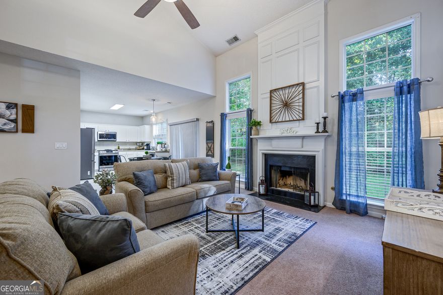 Stay connected and relaxed in this well-appointed 3-bedroom, 2.5-bath home located just minutes from I-575 and Highway 92. With easy access to Downtown Woodstock, Applewood, and Kennesaw, this home is perfect for families, professionals, and long-term guests.    Nearby Highlights:   Quick access to I-575 & Hwy 92   Minutes from Downtown Woodstock, Applewood, and Kennesaw   Surrounded by shopping, dining, and outdoor attractions    Inside the Home:   Open floor plan with a remodeled living room & two dining areas (each seating 4)   Master suite upstairs - King-size bed, Smart TV, private ensuite with double sinks, garden tub, and walk-in shower   2 additional Queen bedrooms with Smart TVs, ceiling fans & hotel-quality linens   Shared full bathroom upstairs + half bath on the main floor   Fully equipped kitchen with cooking essentials   Laundry room located upstairs   High-speed WiFi throughout the home   Welcome basket with snacks and Keurig K-Cups    Outdoor Features:   Back porch with propane grill - perfect for relaxed evenings   Driveway + 2-car garage parking available   Please do not park on the grass    Included With Your Stay:   All utilities, high-speed internet, lawn care & pest control   Fully move-in ready - no hidden fees!   Pet-friendly with approval (pet fees apply)   3D Matterport virtual tour available upon request   You'll have the entire home to yourself    Booking Discounts:   10% off stays 7+ nights   15% off stays 30+ nights   10% off last-minute bookings (within 7 days of check-in)    Perfect For:   Business travelers or professionals on assignment   Families or groups needing a spacious, peaceful stay   Insurance-displaced guests or homeowners between properties    Good to Know:   Non-smoking property   No events or parties   Pets welcome with applicable fees     Community Amenities Notice:  Please note that community amenities are exclusive to permanent residents and are not included in this rental offering.     Amenities not accessible to guests include, but are not limited to:     Swimming pool   Tennis courts   Pickleball courts   Clubhouse   Playground   Sand volleyball   Basketball courts    Thank you for your understanding! Let us know if you have any questions.    Security Requirements:   TRUVI ID verification - link sent after booking   Photo of the card used for payment (must match reservation name) required before check-in   Send to +1 (678) 721-8616 or support@suitestaysatlanta.com  (You may hide sensitive info - full card number not required)     Enjoy comfort, convenience, and style in one of Woodstock's most accessible areas. Ask us for the 3D virtual tour and secure your stay today!