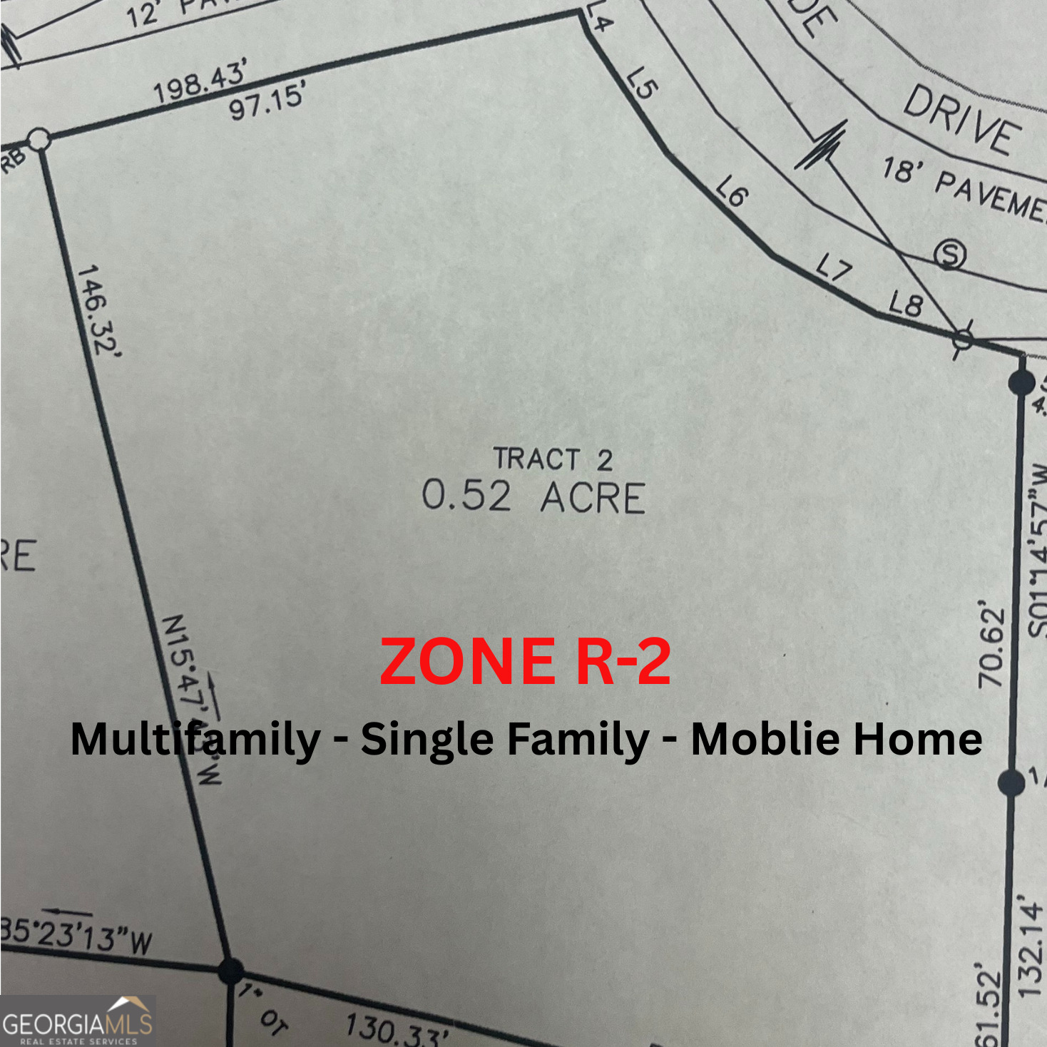 Acreage for sale inside Clayton City limits, totaling .52 acres +/- Lot features public water and sewer. Zoned for R2-per City Marshall for mobile home multi family or single family. Nice laying corner lot! Lot is a part of a larger parcel that hasn't been recorded yet!