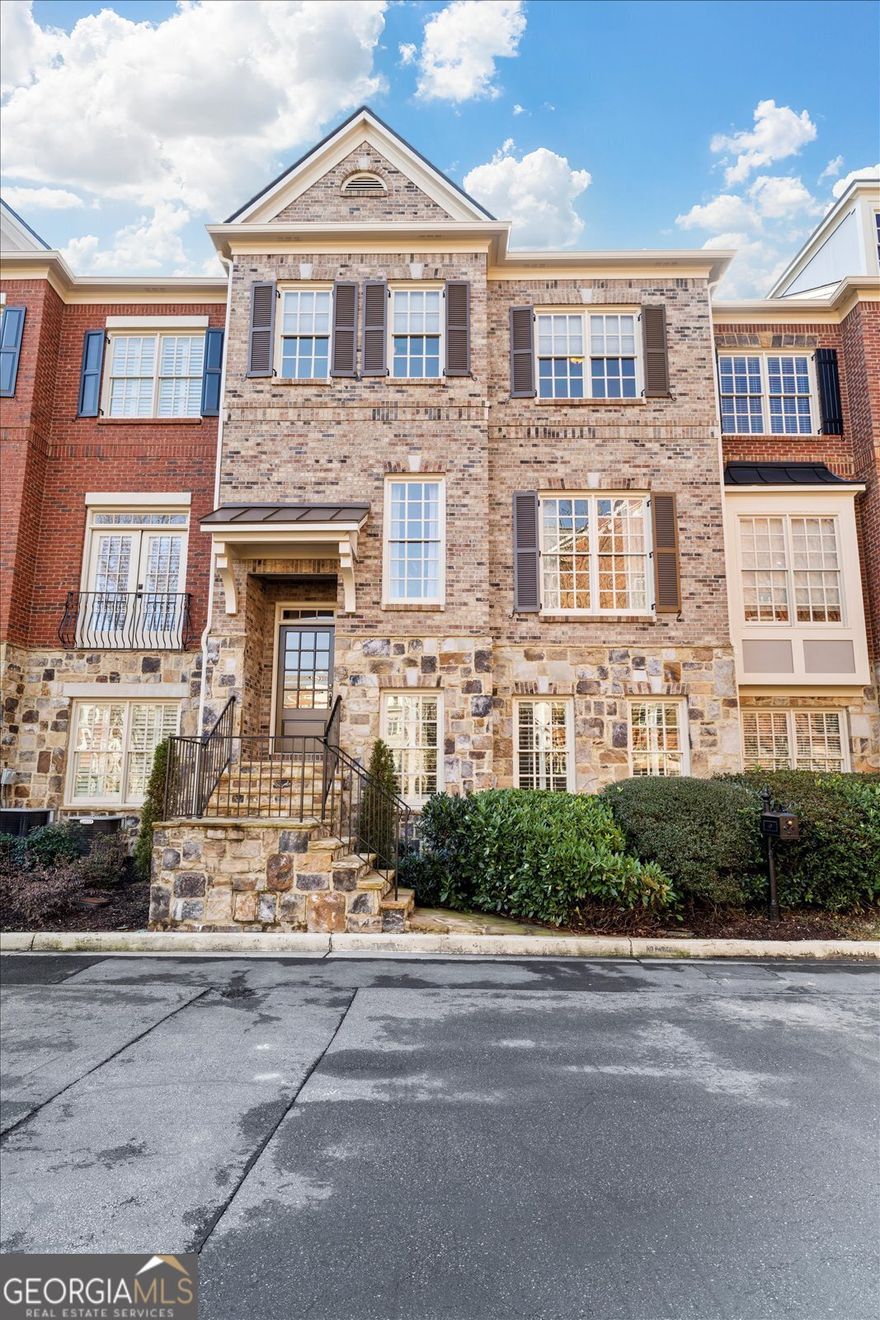 Experience the best of Marietta living in this distinctive, European-inspired townhome perfectly positioned for a life of leisure and convenience. Simply stroll across Kennesaw Avenue to explore the breathtaking walking and biking trails at Kennesaw Mountain National BattlefieldCoyour own gateway to outdoor adventure. Before or after your morning excursion, swing by Basecamp for a quick bite or leisurely lunch, then head just a few minutes further to enjoy the shops, dining, and entertainment of historic Marietta Square. Inside, discover a home that marries the spaciousness of a single-family residence with the low-maintenance benefits of a townhome. Fresh Paint and beautiful hardwood floors flow through the generous living and dining area, complemented by a well-organized kitchen. A sunroom on the main floor doubles as a perfect home office or a cozy reading nook, complete with a covered porch for savoring your morning coffee or unwinding at dayCOs end. Upstairs, new carpet in the primary suite serves as a private retreat, offering a walk-in shower, upgraded bidet toilet seat, and an additional sunroom/sitting area. Step out onto your second covered porch to bask in the fresh air or catch up on reading. Another bedroom, a full bath, and a conveniently located laundry room round out the third floorCowhere brand-new carpeting awaits for a crisp, updated feel. On the lower level, transform the oversized space into a third bedroom, entertainment room, or in-law suite. A ventless gas stove, full bath, and walk-in closet ensure comfort for guests or family members, and newly installed carpeting adds a polished touch. From its inviting layout to its unbeatable locationCojust minutes from Barrett Parkway, Wellstar Kennestone Hospital, and the vibrant Marietta SquareCothis exceptional townhome caters to those seeking a walkable, stress-free lifestyle with a dash of outdoor thrill. Make it yours and experience the perfect blend of nature, dining, and local culture!