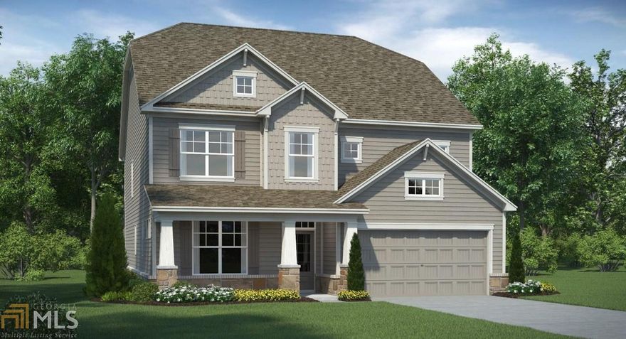 READY Now!! The Madison Plan built by Lennar. Craftsman style home with large, open floorplans. Across the street from a gym, Windermere golf course, James Creek Tennis Center & large network of sidewalks and trails. Located 3.5 miles from Hwy 400 at exit 13. Private, cul-de-sac, BASEMENT home with front porch and covered rear deck. Popular Madison plan with large GUEST SUITE ON MAIN + half bath, OUR LARGEST GOURMET KITCHEN with white cabinets, granite tops and built-in stainless steel appliances. 2-story family room with curved balcony overlook. Jack-n-Jill bath between upstairs bedrooms.*Secondary photos are stock photos and not of the actual property*