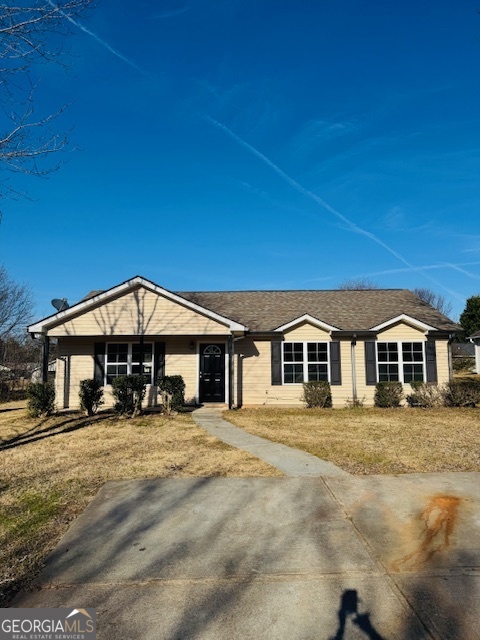 Remodeled 1 story ranch in the desired Social Circle school district. Covered front porch & rear patio. Private backyard. Newer roof, new Luxury vinyl plank flooring through out the home. No carpet in the home so great if you have pets. New beautiful solid surface/quartz countertops in kitchen & bathrooms. New paint, light fixtures, fans, plumbing fixtures through out the home. New appliances in kitchen & new kitchen sink. Trey ceiling in master bedroom & vaulted ceiling in great room. Open dining room & great room floor plan. Cute as a button and ready to be your new home! This home is eligible for 100% USDA financing meaning 0 down payment! Seller will work with buyers on their closing costs