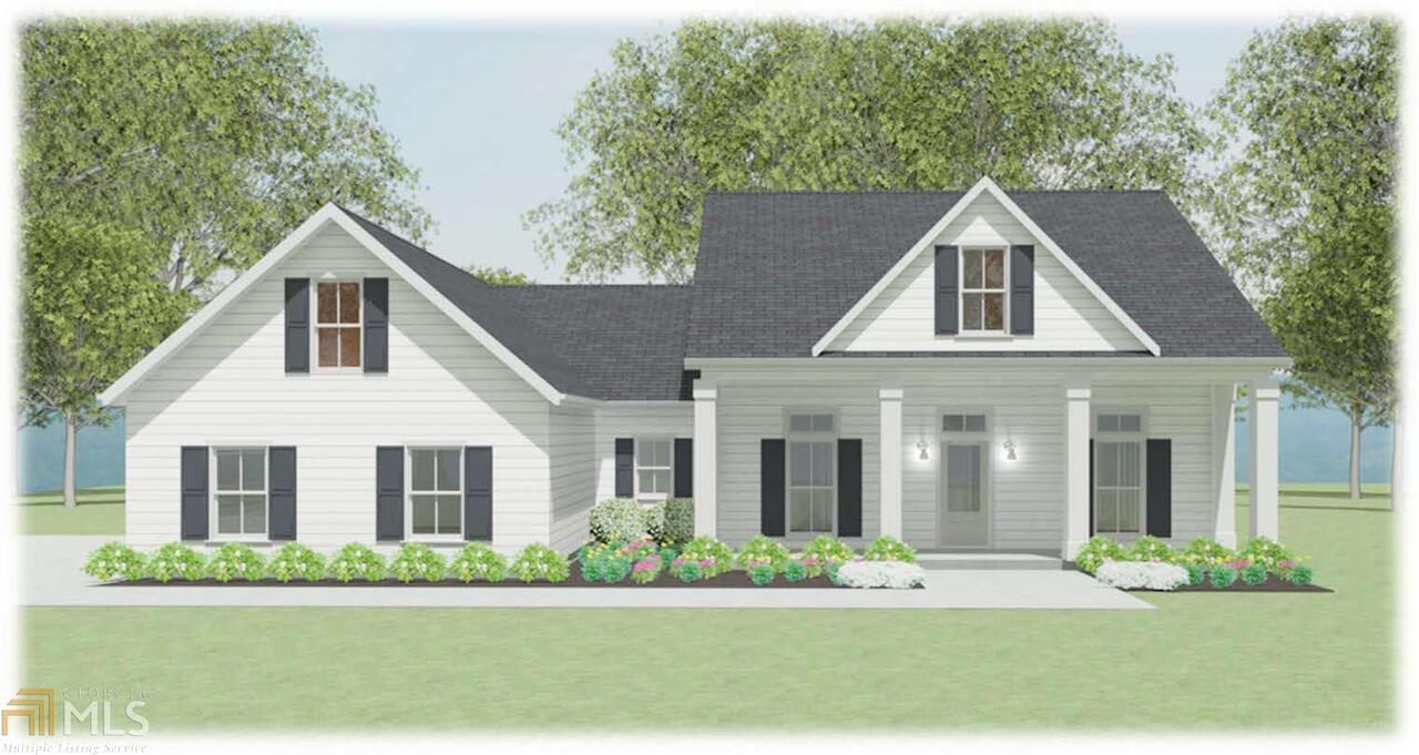 Designs By Alexis! The Applewood is a Modern Farm House style Ranch home with 4 bedrooms and 3 full baths. This popular split bedroom plan features a master suite which includes a large double vanity, gorgeous tiled shower, free-standing tub and walk-in closet. As you enter the sizeable foyer, you will have a bedroom or office on your left with a full bathroom. Further down the hall are 2 more bedrooms which share another spacious full bath. So many gorgeous custom features: Pre-engineered hardwood in main living area, granite or quartz in kitchen and master bath, gleaming backsplashes, gorgeous tile design in master shower, stainless steel appliances, tile in all bathrooms, and updated cabinetry with soft-close hinges. The final price will vary according to specific floor plans, upgrades, and options chosen. ***Use address 55 Spear Circle, Senoia in GPS***