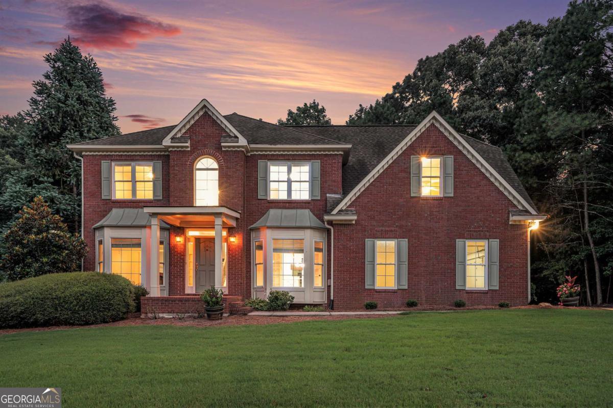 Traditional Elegance Meets Modern Comfort in This 4-Bedroom Gem! Step into timeless charm with this beautifully maintained 4 bed, 2.5 bath traditional home, thoughtfully designed with a roommate floor plan and all bedrooms located on the second floor for optimal privacy and comfort. Enjoy generous living spaces filled with natural light flowing throughout the home, creating a warm and inviting atmosphere from the moment you walk in. The spacious Owner's Suite is a true retreat-featuring a private sitting area, gas fireplace, dual walk-in closets, and an en suite bathroom with separate tub and shower, dual vanities, and a peaceful view of the backyard. A flexible bonus room or second master suite upstairs offers endless possibilities for guests, media, or multi-generational living. On the main level, you'll find a separate formal dining room overlooking the open-concept kitchen-to-living area, perfect for entertaining. The kitchen is a chef's dream-equipped with stainless steel appliances, a 5-burner gas stove, touch-free faucet, and a cozy eat-in breakfast nook with a view into the keeping room, where a gas fireplace, deck access, and a temperature-controlled sunroom offer year-round enjoyment. A bright and spacious main-level office with access to the keeping room makes working from home a breeze. Located in a welcoming community with pool and tennis courts, and just minutes from local eateries, shopping, and everyday essentials-this home truly has it all. Come experience the space, light, and lifestyle this home offers-schedule your private showing today!