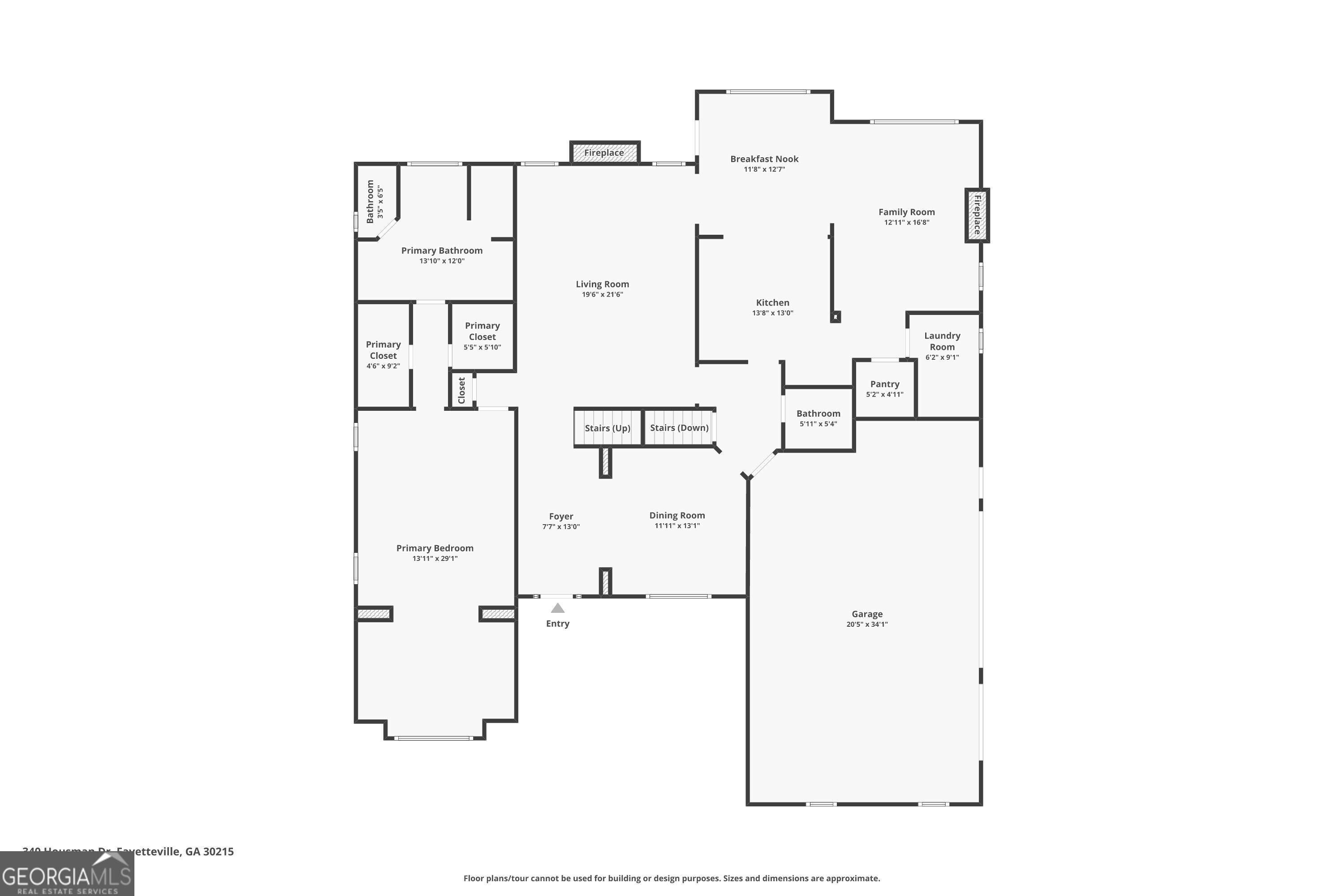 Fayetteville, Georgia 30215, United States, 6 Bedrooms Bedrooms, ,5 BathroomsBathrooms,Residential,Active,96201