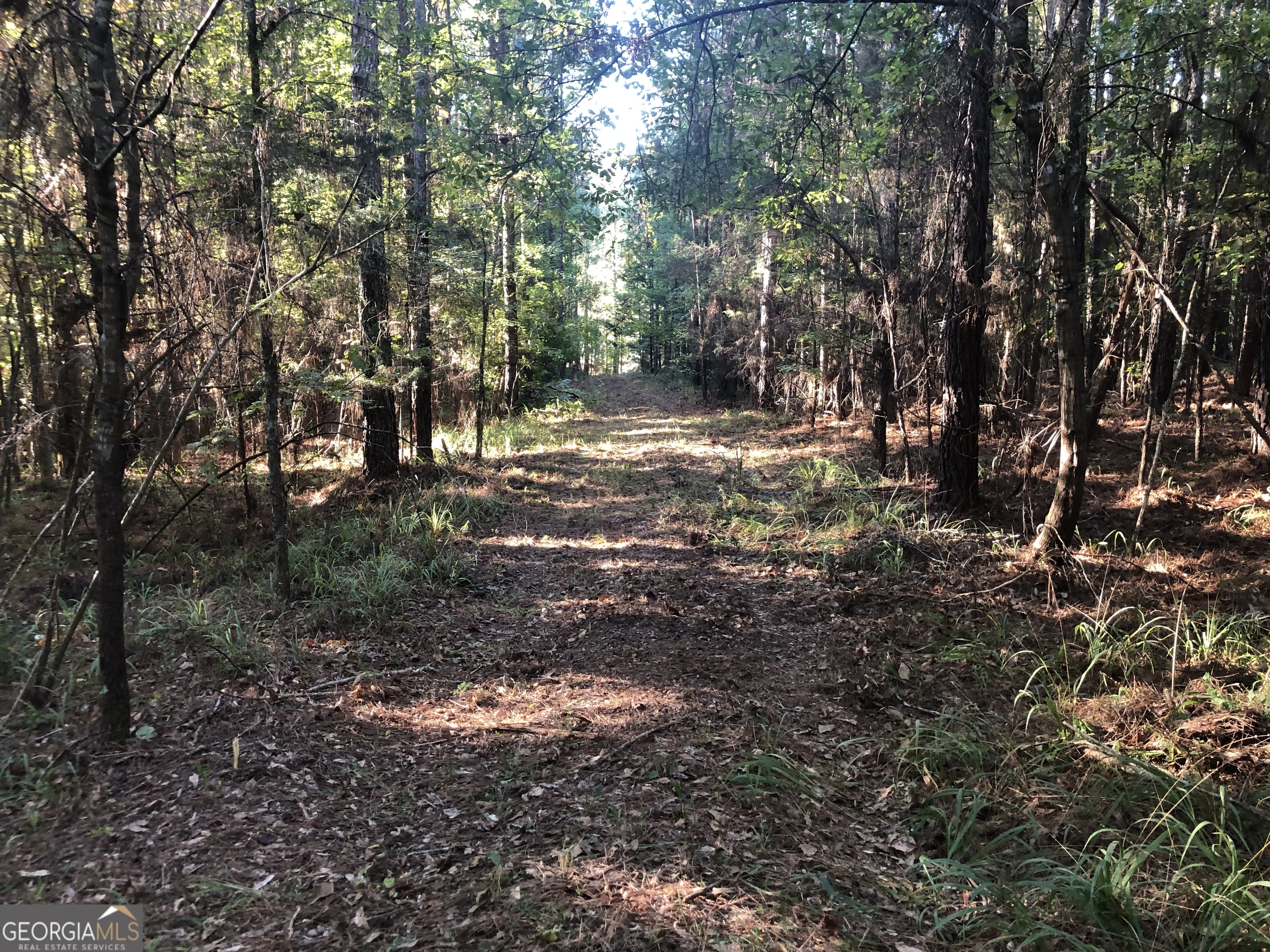 Do you need a place to escape to for peace and quiet at your own Oasis? Here you will find privacy and seclusion with plenty of room to roam. This would make a great family homestead? Has a 1,200' long driveway across all types of terrain brings you to your home site choices. Where the driveway ends the property is approximately 1,150 feet wide at the front, approximately 1,250' on each side and approximately 750' on the back property line. The property is wooded with a variety of terrain. An abundance of wildlife roams the property. There is two creeks running through the property. One is a steady flowing small stream you cross driving in. The other creek runs down the right side of the property, with a steady stream of water. There are several sites by the creek for your hammock, swing and fire pit for relaxing by the water. The property is Zoned A-R, Upson county verbally says they will allow two homes with minimum of 1,008 sq ft each. Mobile homes meeting county guidelines are allowed. For the off grid pioneer minded person, There is an abundance of tall straight pines. Ideal for a log cabin, saw milling your own lumber. There is an old barn/cabin structure someone started building for off grid living, it is in poor condition and should be torn down. It sits approximately 50 yards from the creek. The driveway/ road frontage is 40' x 1,200' deep. The Property is within minutes from Thomaston or Yatesville, 20 minutes from Barnesville, about an hour to Macon. The property is enrolled in CUVA "Conservation Use Valuation Assessment" for huge tax breaks. The CUVA was renewed in 2024. Per the Upson County CUVA appraiser: When the property is sold, The new owner would need to continue the CUVA through the following tax digest year, it would be fine building a house and it wouldn't mess with the CUVA until it was up for renewal, at that time they would pull 2 acres out of the CUVA. The house and two acres would be taxed on the assessed fair market value. Potential buyers should contact Upson county for any questions for their complete understanding of the CUVA how it affects them and their future plans for building etc. Due to seller's family using the property for recreational use, please schedule showings with your agent. Its not advisable to drive in as the drive may be challenging especially during wet conditions, you will also encounter limbs, roots, in the the driveway that may puncture a tire since it was recently bush hogged.