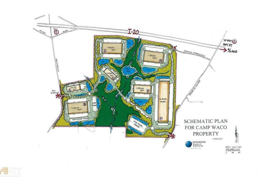 Approximately 452 acres of industrial zoned (M-2, City of Bremen) land with 3,600 ft frontage on I-20. Sewer is on the property, great access to I-20 via exits 9 and 11. Will consider subdividing.