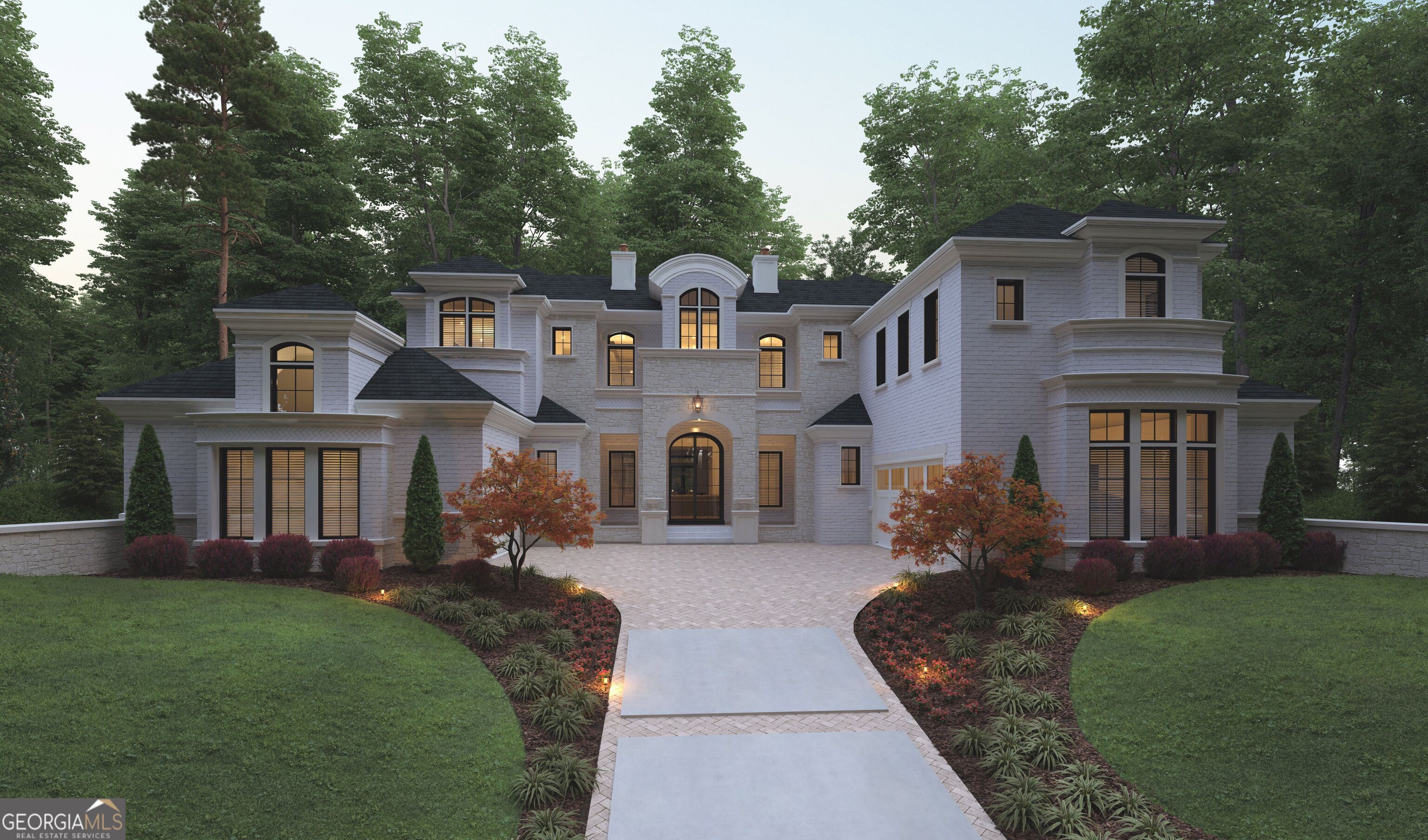 Pictures are representative of builder's construction. Home to be built can be customized for personal use. Stunning Executive Home coming to the prestigious Grand Estates of the South! Owners can design this custom home to meet their specific dreams. New construction allows changes in specifications and floor plan personalized to one's liking. Inviting two story foyer shows off the eloquence of this amazing home and creates a desire to see th4202 and professional appliances. Walk-in pantry and breakfast area. Stunning 12 seat formal dining room across from a formal living room. You will have an easy view from the kitchen and breakfast room into your cozy family room with fireplace and large windows to view your professionally landscaped back yard. Level walk out onto your yard from your family room. Upstairs features 4 large bedrooms all with private bathrooms. Upstairs laundry room with cabinets and folding table. Terrace level boasts a game room which includes room for pool table, game table, Ping pong table and foosball. The home theater seats 12 and will please you and your guest on movie night. There is a half bath on the main and terrace levels.