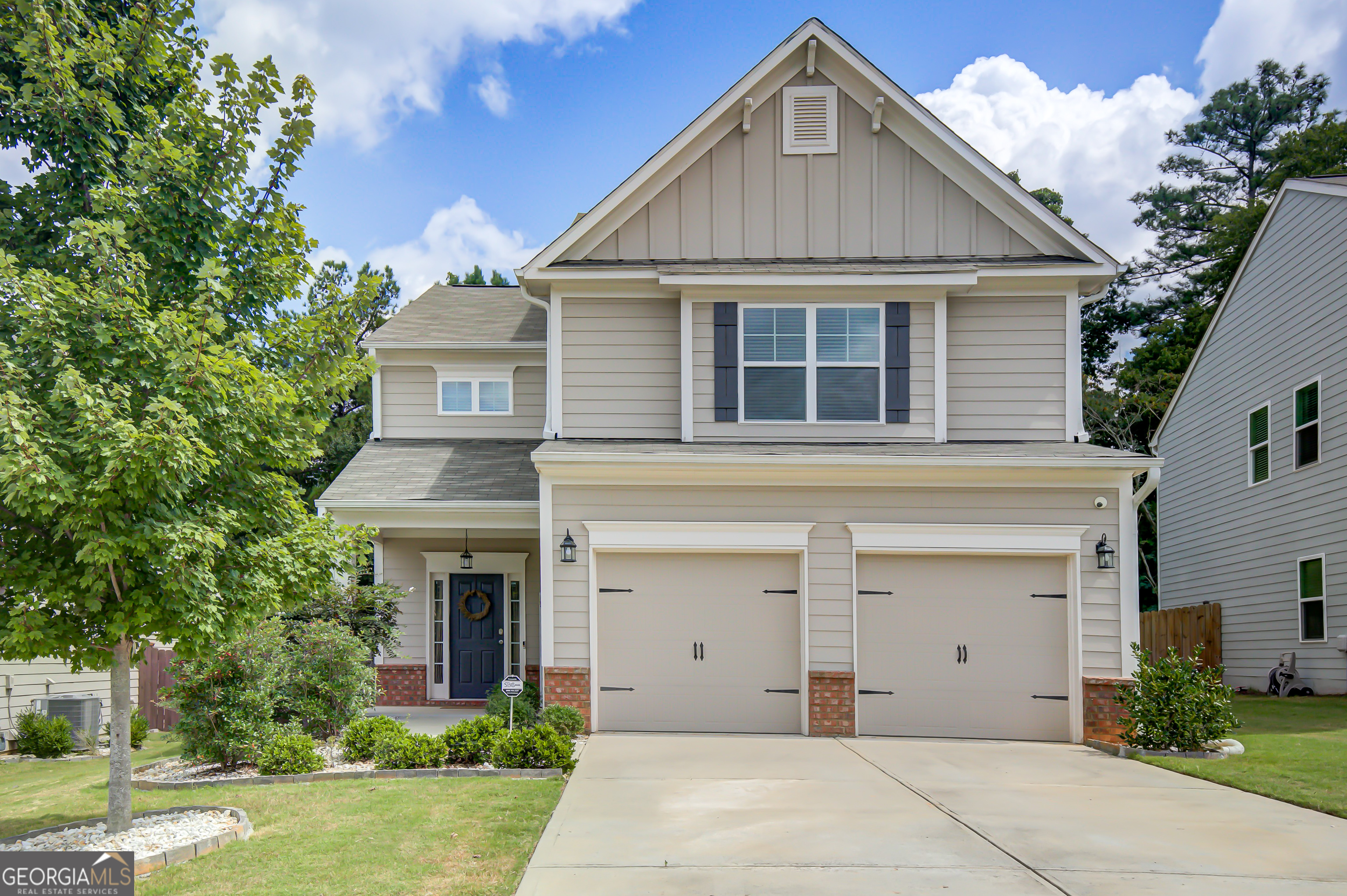 Welcome Home! Step inside and be greeted by an oversized, two-story foyer that sets the tone for this stunning residence. The main floor features beautiful hardwoods throughout, creating the perfect setting for hosting friends and family. The spacious kitchen is a chef's dream with abundant cabinetry, expansive counter space, and a breakfast bar that comfortably seats friends and family. With an open flow to the dining area and living room, entertaining has never been easier. Upstairs, the oversized primary suite will leave you in awe. The luxurious bathroom and massive walk-in closet make it a true retreat. Three additional bedrooms, a convenient laundry room, and a large linen closet complete the upper level. This home truly has it all-style, comfort, and convenience-just minutes from shopping, dining, I-85, and the airport!