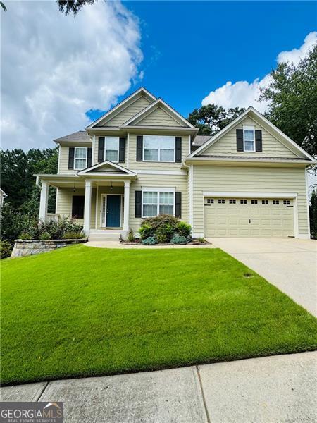 Welcome to this stunning home located in the Reserve at Harmony on the Lakes. This home backs up to a peaceful neighborhood green space, creating a private and serene setting you will love to come home to. A beautifully landscaped yard offers plenty of curb appeal and a backyard perfect for relaxing or entertaining. The heart of the home is the beautifully updated kitchen, featuring stainless steel appliances, granite countertops, and updated lighting that brings a fresh, modern fell. A separate dining room provided the perfect setting for family dinners and holiday celebrations. With 4 bedrooms and 4 bathrooms this home is perfect for multigenerational living offering versatile spaces. Staying organized has never been easier with the ample storage throughout.