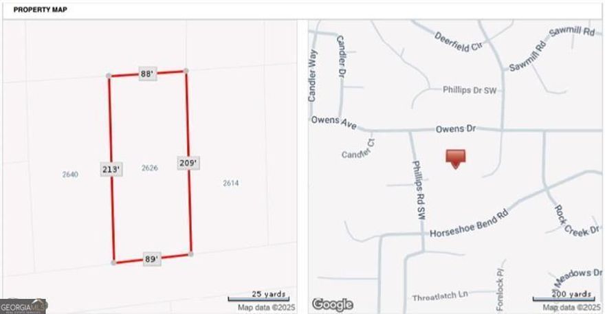 Prime .42-Acre Wooded Lot in Marietta - No HOA Discover a rare opportunity to build your dream home on this .42-acre wooded lot nestled in a well-established Marietta neighborhood. With no HOA restrictions, you have the freedom to design and construct your ideal residence without limitations. The adjacent lot is also available for purchase, offering potential for expansion or additional development.