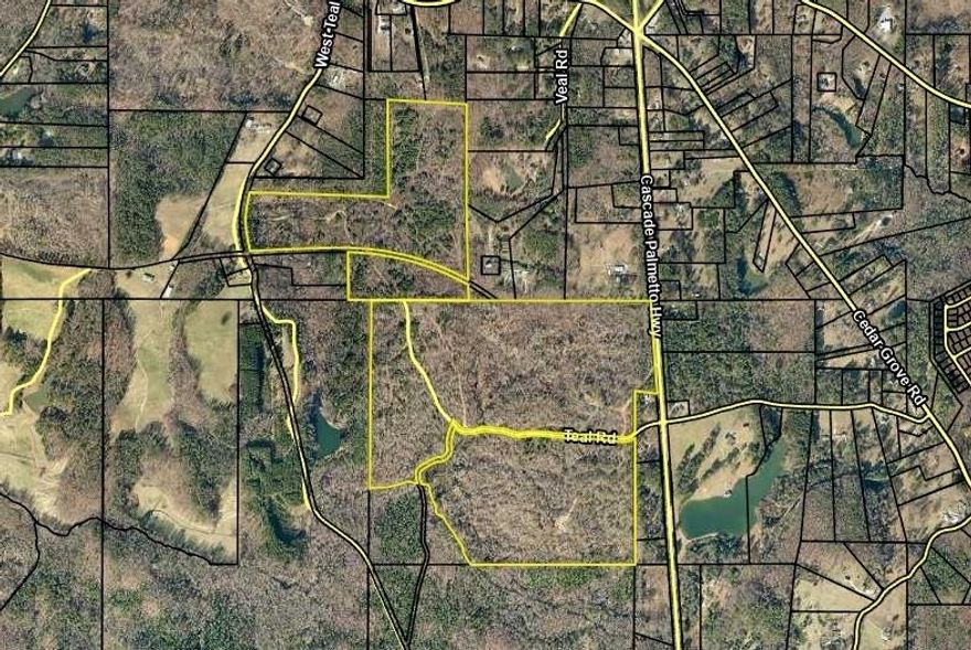 258 +/- acres on highly sought after Cascade Palmetto Hwy! This area is changing, get a piece of it today! Zoning is currently AG-1. The following parcels are included in this sale: 07 090000510087 (188.4 acres) & 07 020000471048 (69.77 acres). Road frontage on Cascade Palmetto and Teal Road. Do not visit the property without permission from the listing agent!