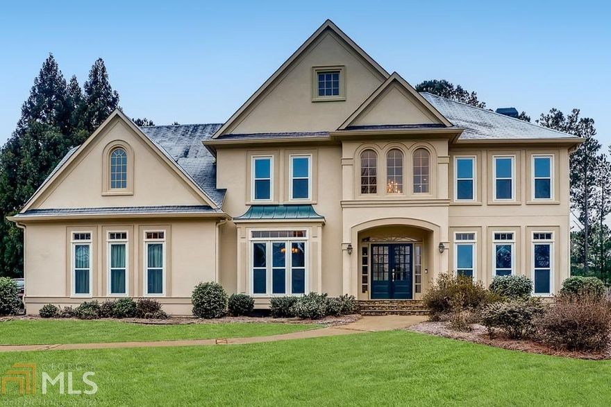 Gorgeous 5BR/4.5BA executive home with a salt water pool in Belmont swim/tennis community. The first floor features hardwoods throughout, two-story foyer, office and expansive dining room. The kitchen is an entertainer's dream with stainless steel appliances, gas cooktop, granite countertops and two pantries. Next to the kitchen, the cozy family room with gas fireplace and built in shelves opens to a butler's pantry complete with wet bar. The vaulted sunroom with large windows provides dramatic views of the pool below and opens to a large screened in porch. Upstairs, the owner's suite includes a spa-like bath, three closets and double vanity. Four additional bedrooms with walk in closets and Jack and Jill baths are down the hall. On the terrace level a large rec room with kitchenette, ample living space and full bath can accommodate in-laws/nanny. Opens to large covered patio and pool area. Walking distance to award winning Sope Creek Elementary and the nature trails in the Chattahoochee National Forest. Quick access to I-75.