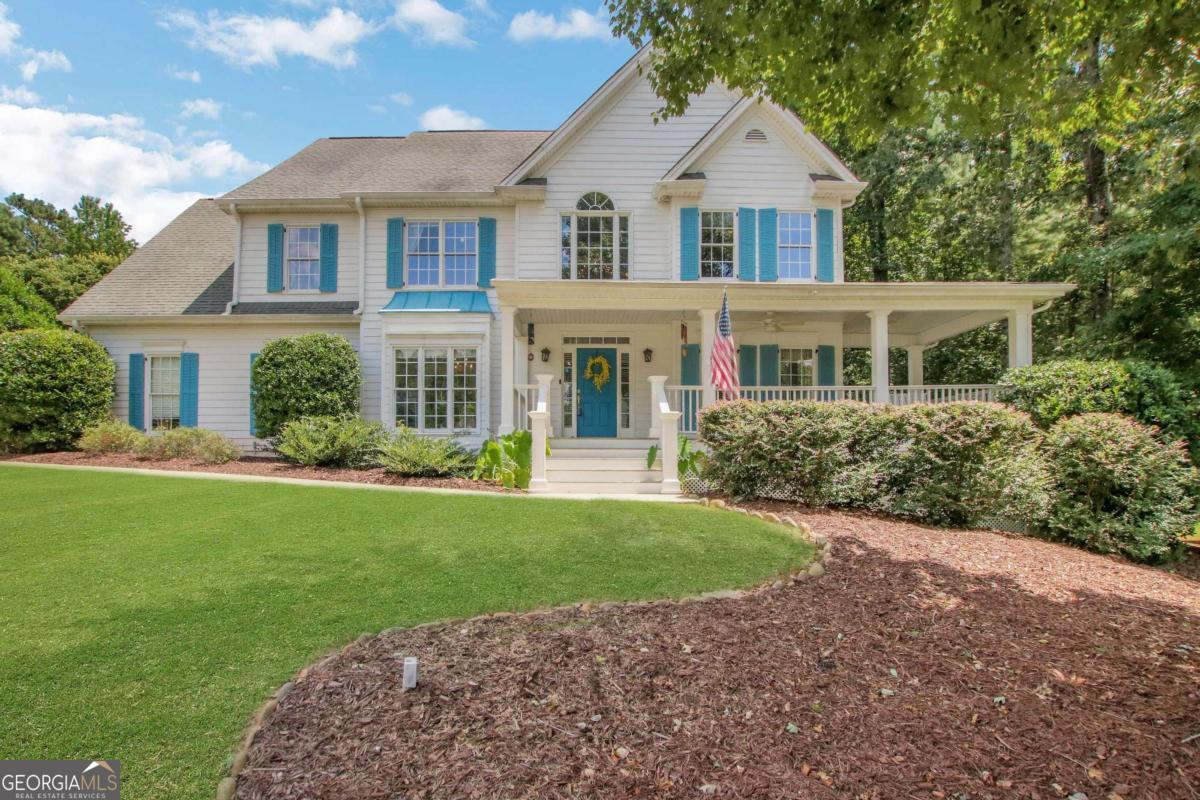 Welcome to your dream home in the highly sought-after Kedron Hills neighborhood! From the moment you arrive, you'll be captivated by the impressive curb appeal, featuring a spacious front porch perfect for morning coffee or evening relaxation. The heart of the home is the expansive screened-in porch, a true showstopper with vaulted ceilings, a cozy fireplace, and a built-in bar area-a perfect space for entertaining year-round. Just outside, the private backyard oasis awaits, complete with a sparkling pool with it's own surrounding fence, and a secondary fence surrounding the entire yard, providing a safe and serene setting for family and pets. Step inside to discover a thoughtfully designed floor plan with five bedrooms, including a luxurious oversized primary suite with an updated en-suite bathroom that offers a spa-like retreat. The finished basement is complete with a flex space perfect for a home gym or office, an entertainment area, a bedroom and full bathroom, as well as plenty of storage. Whether you're hosting summer pool parties, enjoying quiet evenings by the fireplace, or simply savoring the charm of Kedron Hills, this home offers it all. Don't miss your chance to own a true gem in Peachtree City!