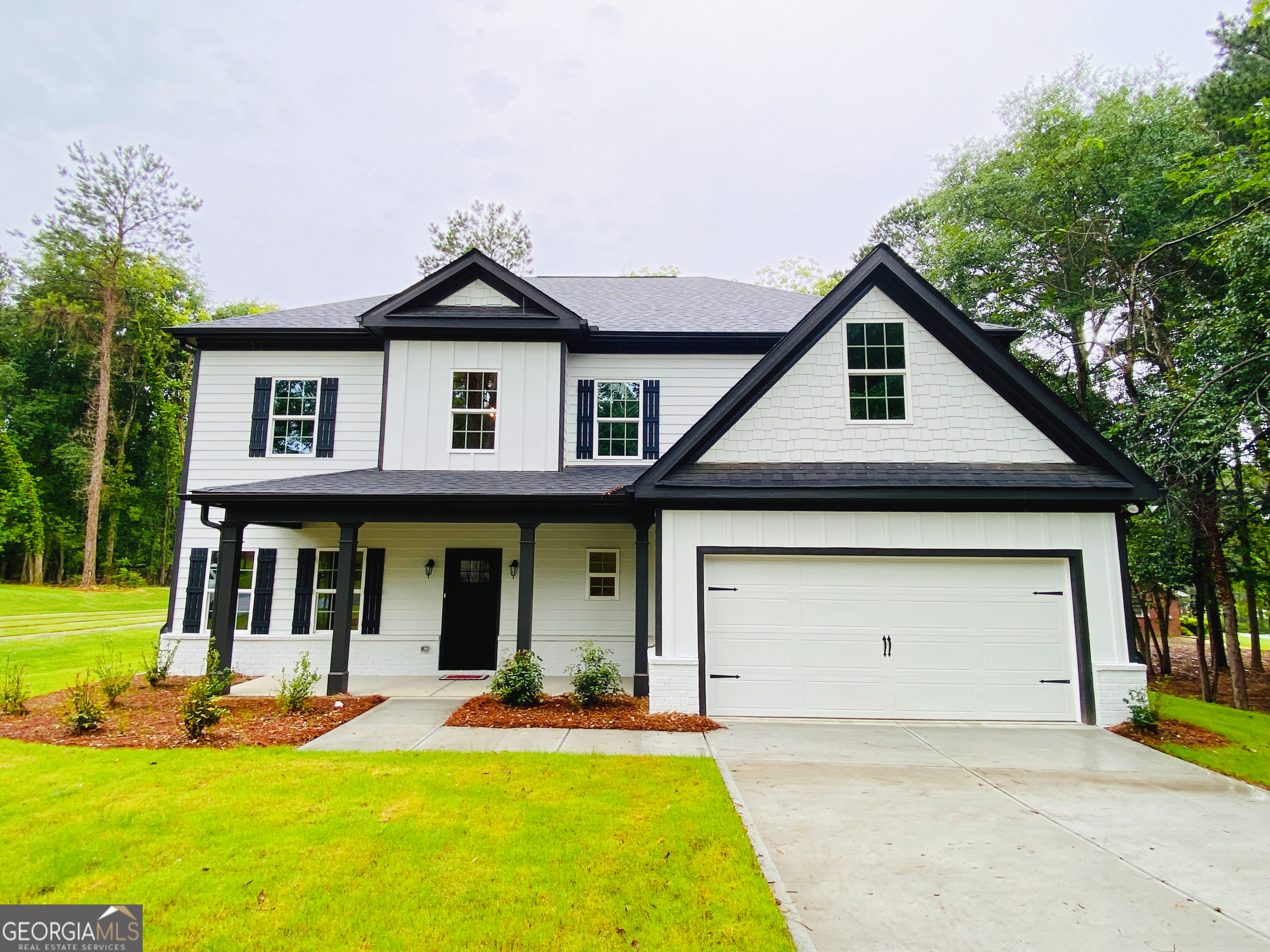 BRAND NEW CONSTRUCTION! The house has 4 bedrooms, 2.5 bathrooms, 2-car garages, beautiful granite countertop throughout the kitchen and all the bathrooms. All of the upgraded light fixtures. Upon entering the foyer. The house offers the perfect balance of comfort and functionality. Nice family room and den room. Master bedroom on the second floor. The open-concept main living space includes a charming kitchen, overlooking the dining and living area. The dining area provides convenient access to the patio to enjoy the outdoors. Private backyard spaces provide delightful opportunities to enjoy fresh air, unwind, and take in the surrounding views. The yard is enclosed by a sturdy fence, providing a sense of privacy and clearly separating the space from the outside environment. Just minutes away from a brand new park featuring a modern playground, open green spaces, walking trails, and picnic areas, perfect for families and outdoor enthusiasts. Don't miss out on this incredible opportunity to live in a home that offers not only comfortable living spaces but also the fantastic location close to HWY 13. No HOA, no rental restriction. In a very quiet neighborhood with flat yard. Schedule your viewing today and experience the best of what a beautiful home has to offer!