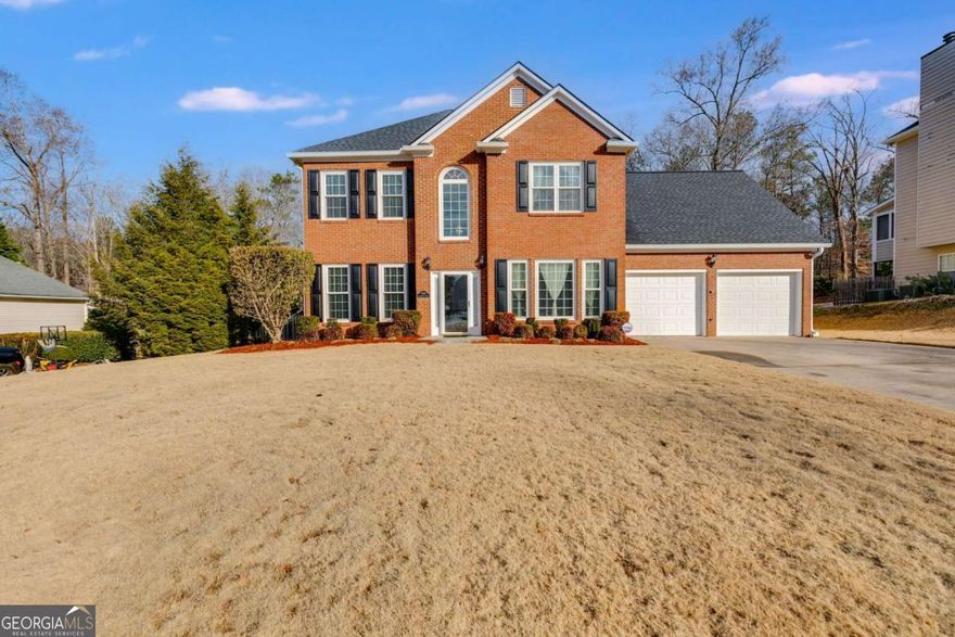 Discover this move-in-ready 4-bedroom, 2.5-bath home in the highly sought-after  Slater Mill community, named 2020 Neighborhood of the Year for District 2 in Douglas  County. The home features a separate dining room, an eat-in kitchen with a granite  island, stainless steel appliances, tile flooring, and two pantries. The cozy family  room, complete with a fireplace, creates the perfect space for gathering.    Upstairs, youCOll find three bedrooms and an oversized guest bedroom with a walk-in  closet. The ownerCOs suite is a true retreat with a triple tray ceiling, a seating area, and  a spa-like bath featuring a double vanity, oversized shower, and a jetted whirlpool tub.    Hardwood floors grace the living, dining, and family rooms, while carpet adds comfort  to the ownerCOs suite. Freshly painted throughout, this home is ready for its next  chapter.    Step outside to enjoy the screened-in porch, grilling deck, and large level fenced  backyardCoideal for entertaining or relaxing. Additional features include a main-level  laundry room, an oversized kitchen-level garage, and a location just a short walk from  the neighborhood pool.    DonCOt miss this exceptional home in a top-rated community. Schedule your showing  today!