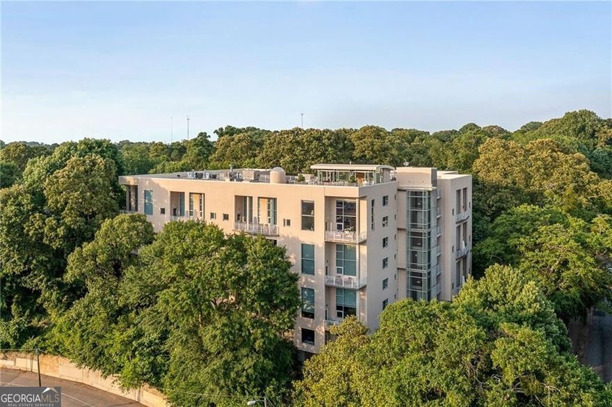 Come see this Top-floor two-story Loft steps from the BeltLine and Old Fourth Ward Park. Soaring Floor-to-Ceiling Windows fill the open living space with natural light, featuring a Lofted Living Room and an Upper-Level Bedroom with Walk-In Closet. Enjoy a Brand-New Kitchen with Modern Appliances, Two Fully Updated Bathrooms, one on each level, and an In-Unit Laundry Room that provides extra storage and keeps everything organized. Polished Concrete Floors create a sleek look while minimizing neighboring noise, and a Private Balcony offers the perfect spot to unwind. Includes Two Parking Spaces in a Secure Garage, a Personal Storage Unit, and access to a Designated Mail Room. Perfectly positioned near Ponce City Market, BeltLine Kroger, and Inman Park, this home makes it easy to bike or walk to restaurants, shops, and daily errands. It's the perfect mix of style, convenience and location! Schedule your showing today!