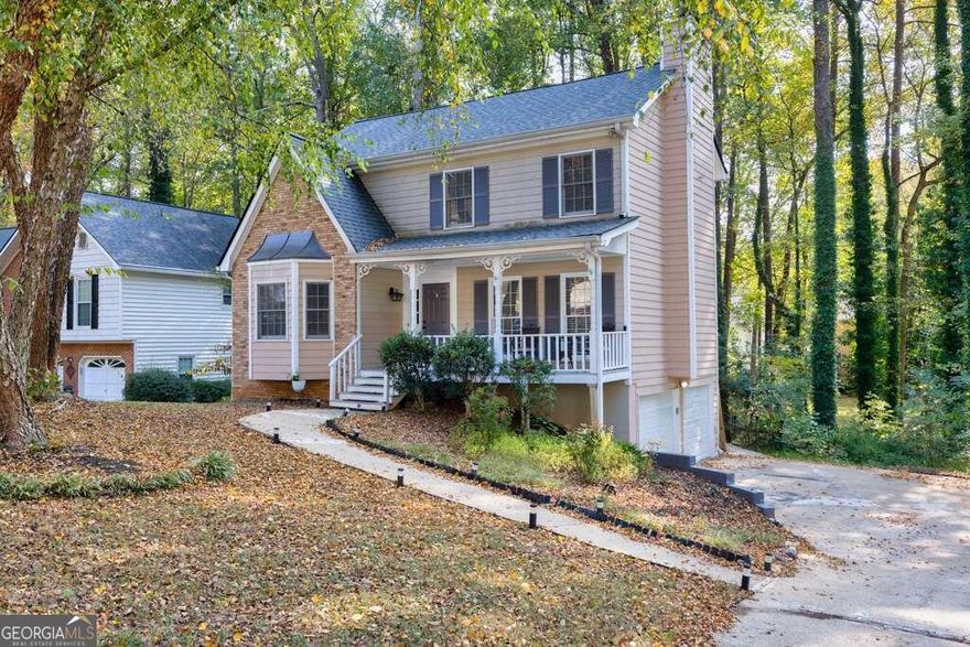 Unique opportunity to lease in Marietta with dock access to a peaceful community lake. Come home to your own oasis and enjoy your large deck, beautiful fireplace in the living room, with a private view. You will enjoy your updated kitchen, bathrooms, and oversized ownerCOs suite with custom closets as well as ample storage space. This home boasts of a large two car garage with additional storage. All of this in the highly rated Kennesaw Mountain High district. Concerned about an HOA? Don't be! This one is optional if you want to enjoy the pool and tennis courts. Welcome Home!