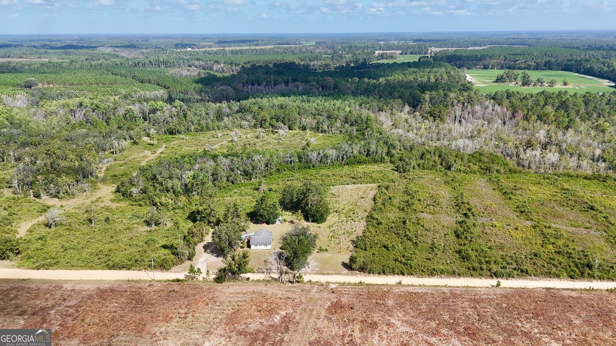 Discover this stunning 21-acre tract of land in Pierce County, situated off Pinecone Trail. This property features an old homesite, a well, power, and septic, making it ideal for your dream home or getaway. Immerse yourself in the abundant wildlife and scenic views that surround you, offering a perfect blend of tranquility and nature. Don't miss this opportunity to own a piece of paradise!