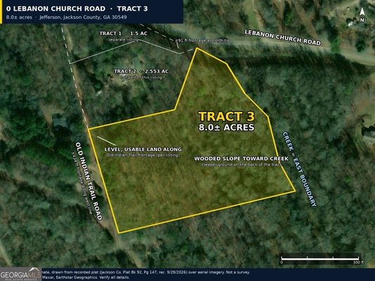0 LEBANON CHURCH ROAD # TRACT 3, JEFFERSON, GA 30549 - Image 1aa387f2029c0a7eb40876b6b3ed8aae/317477570