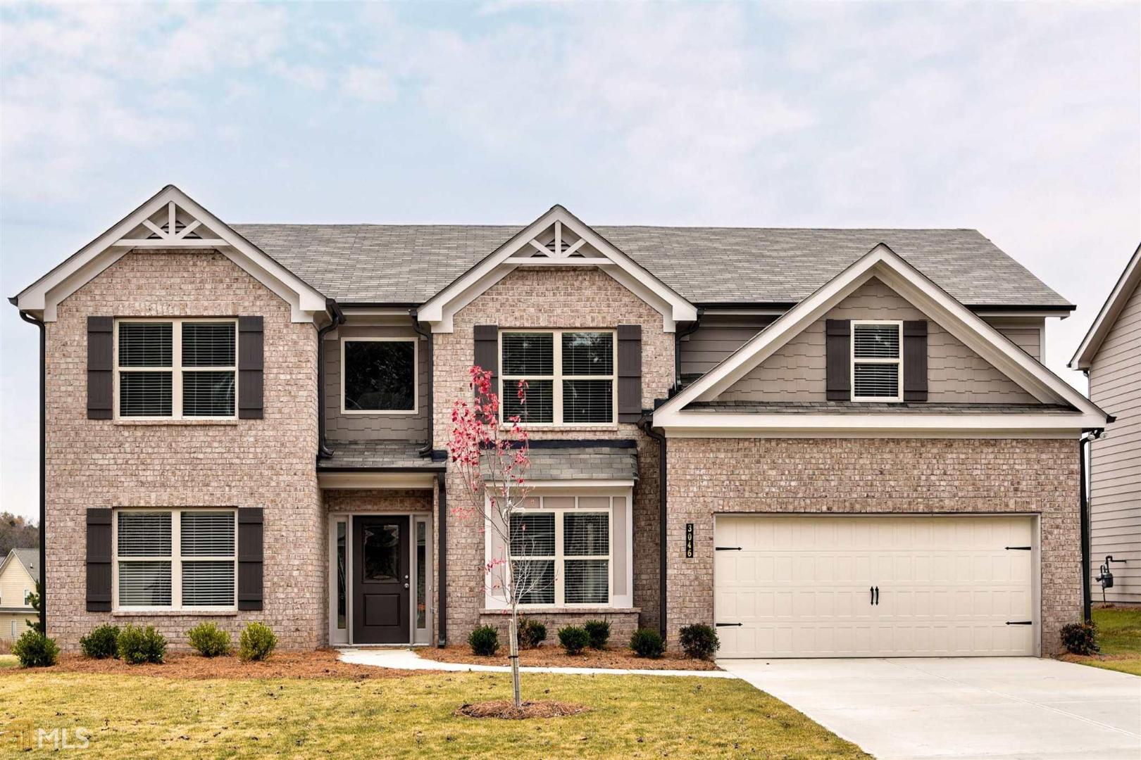 Georgian Plan Lot 91: 5BR/3BA, BEAUTIFUL Home. This PRICE REFLECTS $5,000 OFF LIST and Add'l $5K CC With Preferred Lender . WONDERFUL OPEN CONCEPT. BRIGHT Kitchen White Cabinets, Gorgeous GRANITE Counters and HUGE Walk-in Pantry, OPENS to the GREAT ROOM with a Warm and Cozy Fireplace. SPACIOUS GUEST BEDROOM ON MAIN with Private Full Bath. The Master Suite With Sitting Area, Large Master Bath and all Bedrooms are BIG, Check out the Large MEDIA ROOM (file photos).