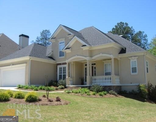 This beautiful 4 bedroom, 2.5 bathroom home is located in the Avery Park Community and features a large living room, 2 working fireplaces, eat in kitchen complete with SS appliances and granite countertops! The primary bedroom is located on the main level and has a dual sink vanity, separate soaking tub and shower with a large walk in closet! Upstairs you will find the additional bedrooms and full bathroom! The unfinished basement is perfect for storage! This community offers a sidewalks, a pool and playgrounds! Truly a must see!