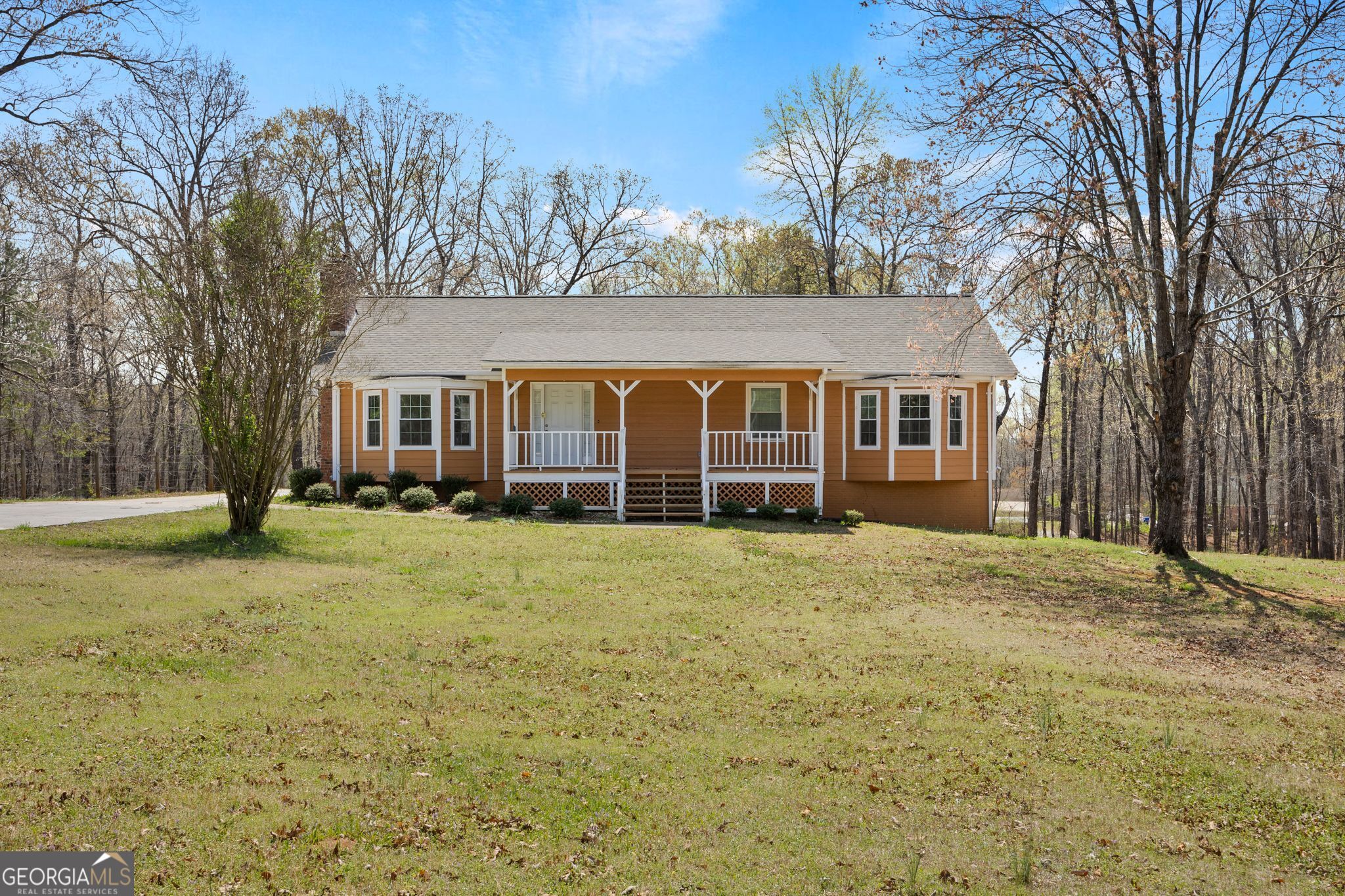 Welcome to your next mini homestead! Home rest on 2 acres in quiet Fayette County. Not far from food and shopping and more yet set off in a quiet neighborhood that allows the kiddies to play in peace. Home has been fully remodeled with all new roof, flooring, ac unit, hot water tank, all new kitchen appliance's and bathrooms just waiting for you.