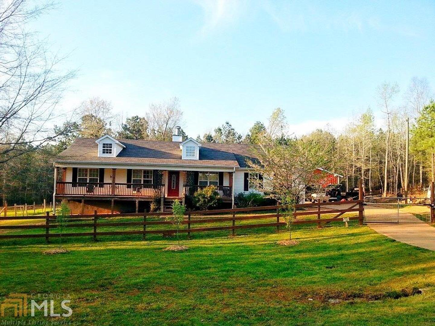 Well maintained country ranch style home located at the end of a cul-de-sac & on 2+ acres of land and with tons of additional outdoor space and equipment such as the 30x30 barn/workshop with covered back area, pig/dog pens, variety of fruit trees in the yard, powered gate opener, electrical fencing around the garden area, a firing range area, an internet HUB, and an alarm system and surveillance camera with surround sound speakers. Inside the home is fresh paint, hardwood flooring, granite countertops and stainless steel appliances in the kitchen. Sellers are motivated so schedule a showing today! Call listing agent for any questions and email all offers.