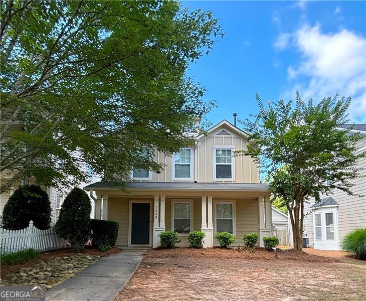 Welcome to this rare and spacious rental opportunity in the highly sought-after Lakes at Cedar Grove community! This unique home offers a versatile layout ideal for a variety of living situations. With 4 bedrooms and 3.5 bathrooms, including a separate studio apartment, 2 kitchens, this property is perfect for multigenerational families, families with older teens or adult children, roommates, or anyone seeking flexible living space. The main home features 3 bedrooms, 2.5 bathrooms, a living room, a fully equipped kitchen with an eat-in kitchen area, and a laundry room. The private studio apartment includes its own entrance, a full kitchen, a full bathroom, and walk-in closet perfect for in-laws, guests, a home office, mancave or extra space. Enjoy resort-style amenities which include multiple scenic lakes, walking trails, basketball courts, tennis courts, playgrounds, beach volleyball, a clubhouse, a pool with a slide, a dog park and more. Conveniently located near schools, a daycare center, restaurants, gas stations, and a grocery store. Don't miss out on this one-of-a-kind RENTAL HOME! Schedule your showing today!
