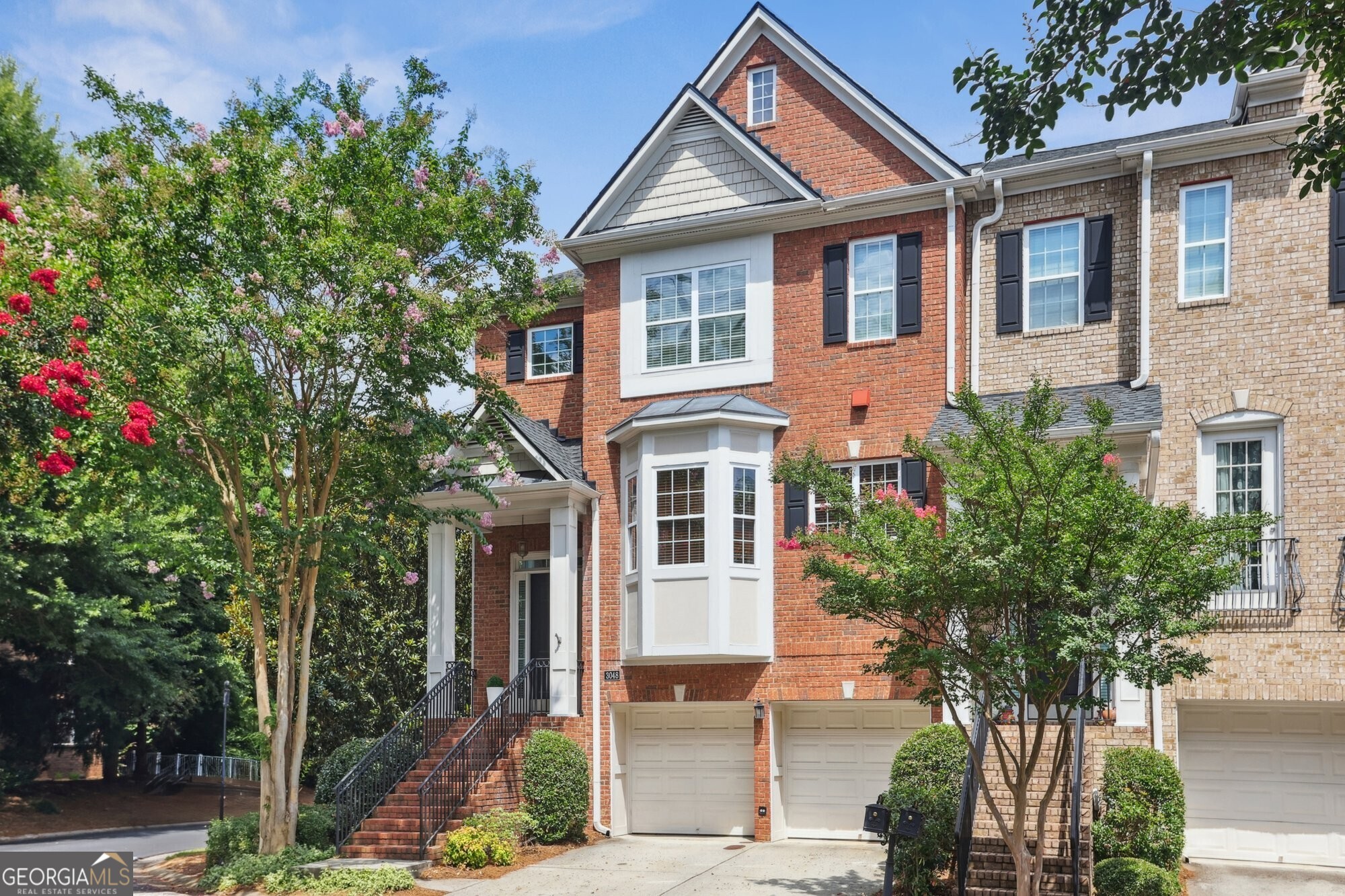 Fantastic END unit townhome is tucked away in a quiet East Cobb location that is minutes away rom everything - the Braves Stadium and popular Battery area, Buckhead and downtown Vinings just to name a few! This pristine townhome has been meticulously maintained - newer roof, new appliances, paint, and modern lighting throughout. Off the main floor is a large screened in porch that overlooks a very private backyard - one of the largest lots in the community! The oversized primary suite open to an open air balcony, sitting area and large bathroom with custom closet, separate shower/bath with dual vanities. The finished terrace level is perfect for guests with a separate bed and bath and large rec room that can be used as a 4th bedroom, media room, or office/mixed use space. The ground level patio is perfect for grilling/entertaining or enjoying a book away from it all. Easy Showing - this terrific townhome will be available for public showings by July 24th.