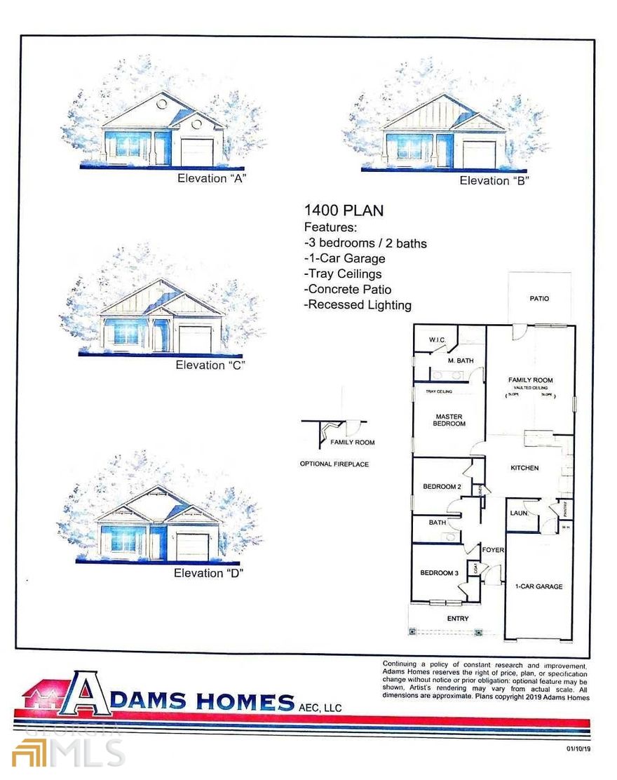 House is under construction, to be completed in November. Please call Agent for details.  Please see virtual tour.  Ranch plan 3bed/2bath, 1 car garage.