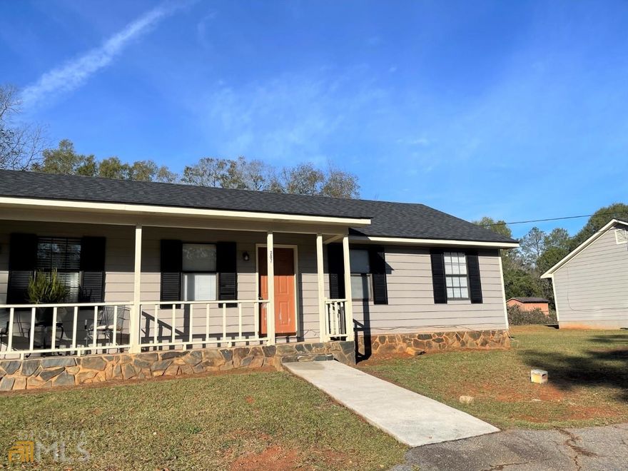 Quiet and private street! Newly renovated, laundry room, patio, LVP flooring, large rooms, 3 bed, 1 full bath, lawncare is included, must see!