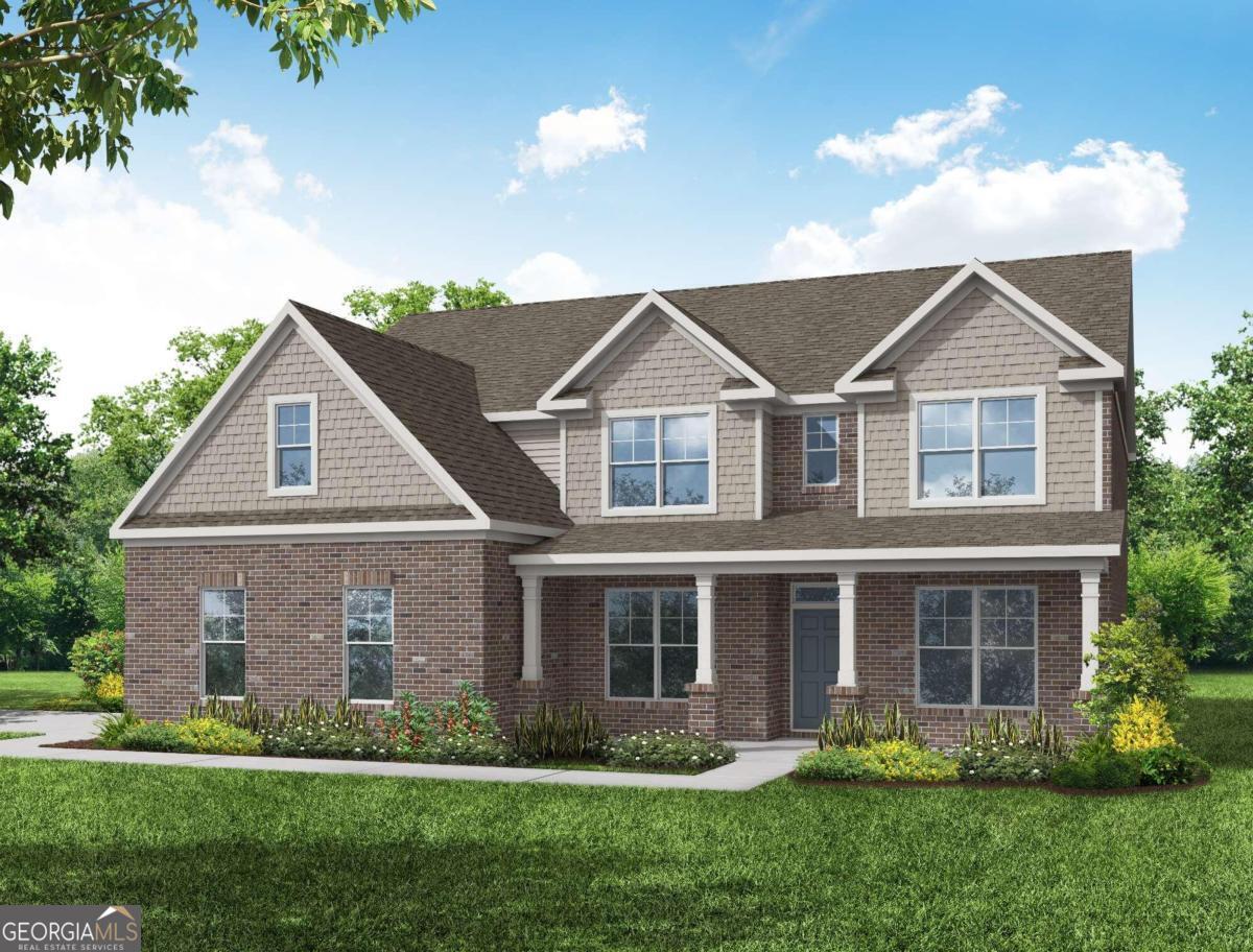 The Charleston Plan by Eastwood homes features a beautiful front porch and 4 sides brick creating a stuning home. The Community has walkable access to Matt Park, which is located parallel to the Community. The three Cocar garage offers plenty of space for storage or additional parking. The open foyer entrance is beautiful with craftsman trim and a large hallway. The office with French doors is spacious and plenty of natural light with 4 windows- making it an ideal work Cofrom home space. The formal dining room can accommodate a large table and makes entertaining a breeze. The open concept continues from the kitchen to the breakfast area and family room ! The gourmet kitchen features the same finishes as the butlerCOs pantry and also includes a large walk-in pantry. You will also find a guest room with a full bathroom on the first floor. The covered porch off the back looks over a large and spacious backyard with plenty of space to build a future pool.Upstairs, there are two spacious bedrooms separated by a jack and Jill Bathroom. The oversized bonus room is perfect for a game room, media room, or home gym. The en-suite tucked in the back offers privacy with its own bathroom. The laundry room is huge and has a window. With crown molding and a tray ceiling, this room is beautiful!