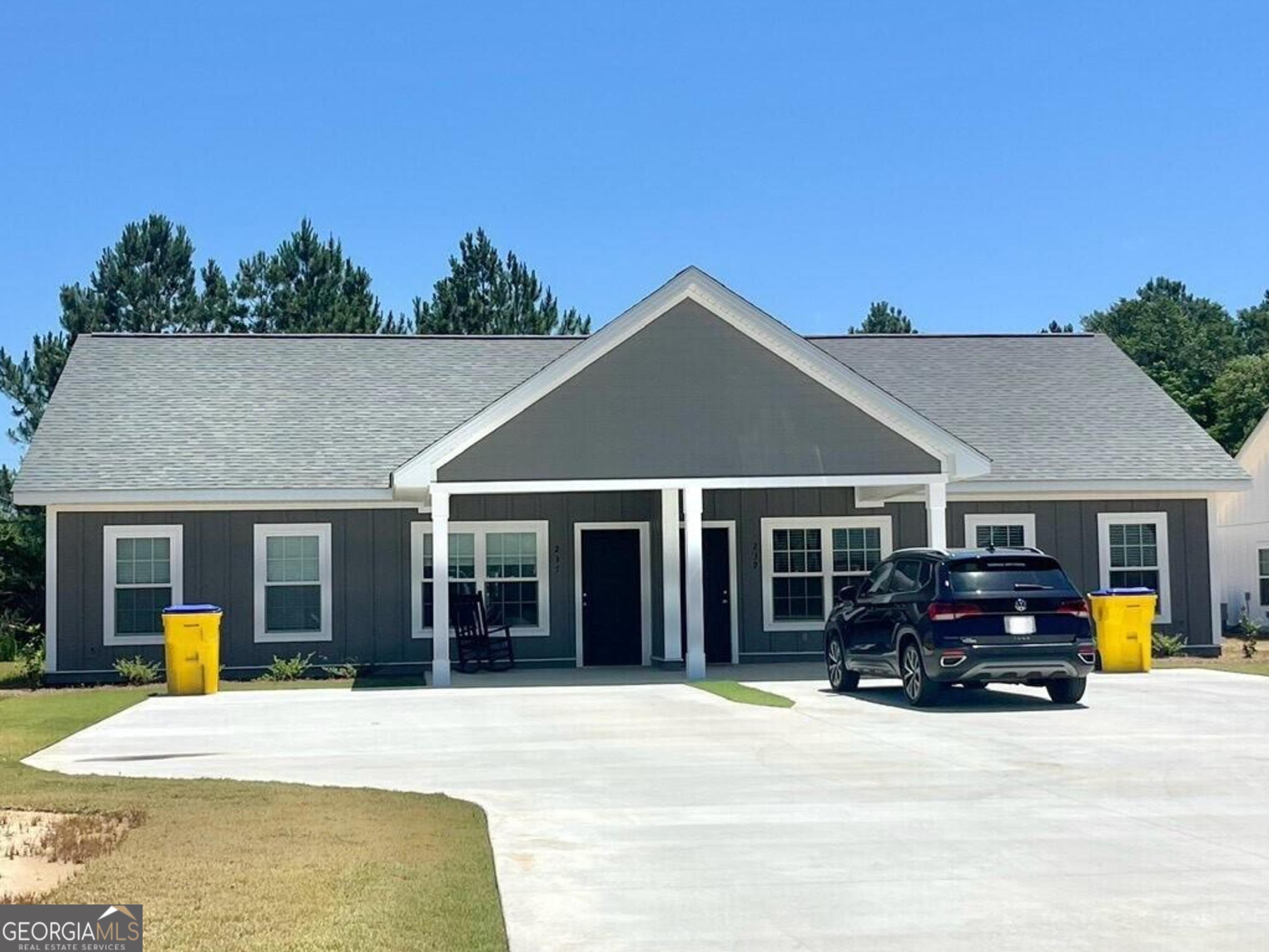 Great Investment Opportunity and fully leased. New Construction Duplex - Each side: 2 Bed, 2 Bath. Don't miss this brand-new construction duplex located in the highly sought-after Brooklet school district! Each unit features 2 spacious bedrooms and 2 full bathrooms, designed with an open floor plan that maximizes natural light and flow. Enjoy low-maintenance living with durable vinyl flooring throughout, modern finishes, and a thoughtfully designed layout perfect for both entertaining and everyday living. A convenient parking pad is included with each unit for easy access. Whether you're looking to invest or move in, this property offers quality construction and an excellent location. Schedule your showing today!