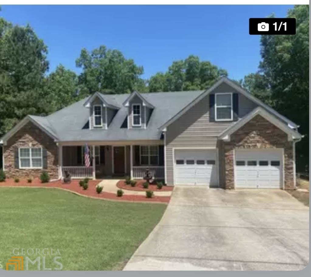 Seller offering $3,000 Closing Cost on this Ranch Home. This gorgeous home is ready for you! Only 5 miles from Indian Springs State Park, High Falls State Park and Dauset Trails with fun activities. This home features a split floor plan, two walk-in master closets, a back door directly off to the master bedroom, two dining rooms (one is being used as an office), 4th bedroom over garage and more! The large front and back porch gives you plenty of outdoor space! The backyard features a fire pit area accompanied with two benches, it is fully fenced, and with this being an established neighborhood you will never lose your view! The refrigerator, dishwasher, microwave, backyard fence and the first level AC unit were replaced in 2021! The upstairs features an oversized 4th bedroom with a walk in closet! This home will not last long, so do not miss out.