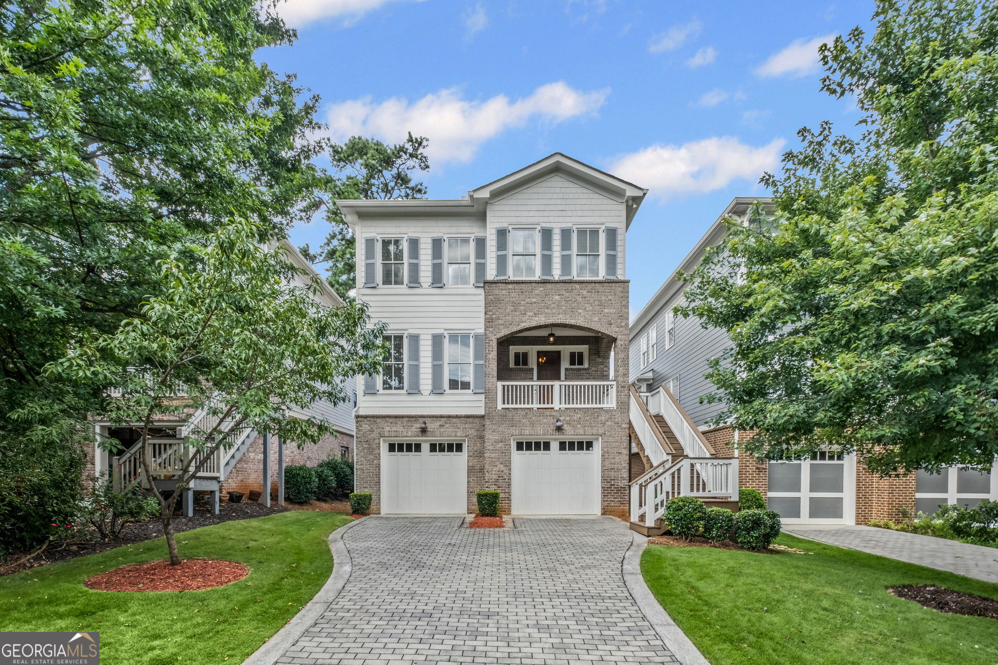 Luxurious executive home in Lynwood Park. Open, flowing floor plan with ample room for family and entertaining. A welcoming front porch and very usable backyard! The main level includes a spacious garage, bedroom, bath, and bonus space, one level up is an elevated living area with hardwoods, 10' ceilings, a stunning gourmet kitchen and covered back porch overlooking the fenced yard. Upstairs provides three secondary bedrooms and two baths in addition to the primary suite with a high end bathroom with large custom closet. Walkable to Lynwood Park recreation center with a swim pad, lap pool, pickle ball, tennis, playground, indoor and outdoor basketball, soccer, kickball, softball, baseball and more! Brookhaven is a wonderful place to live and Lynwood Park is a unique blend of a peaceful, suburban feeling neighborhood with all the conveniences of living in the city! You even have your own fruit bearing trees to enjoy this summer. Application link is https://apply.link/gQPWzF8