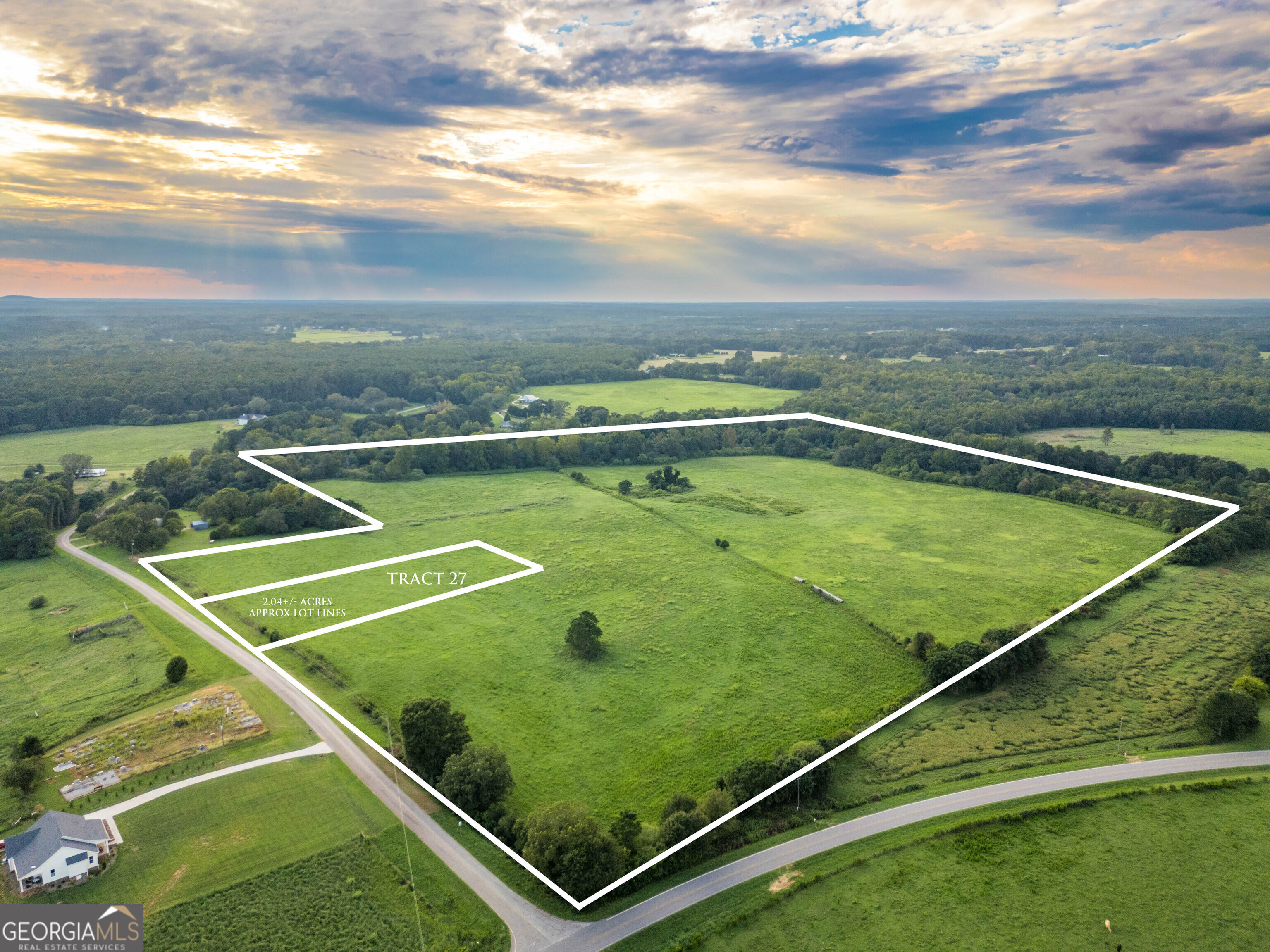 Nestled in the heart of one of the area's most desirable locations, The Meadows at Good Hope offers an exceptional opportunity for residential development in the peaceful and picturesque town of Good Hope. This thoughtfully planned neighborhood is set on beautifully cleared pastureland, providing a perfect canvas for a charming, upscale community. This site plan features 28 estate lots with 3 outlying parcels. A professionally designed site plan featuring estate lots ranging from 2 to 4.75 acres is already in place, with soil testing completed-making this property development-ready from day one. The land is open minimizing prep work and maximizing your build potential. Conveniently located between Monroe and Madison with easy access to Highway 78 and I20, The Meadows at Good Hope presents a rare chance to bring a new vision to life in a sought after area.