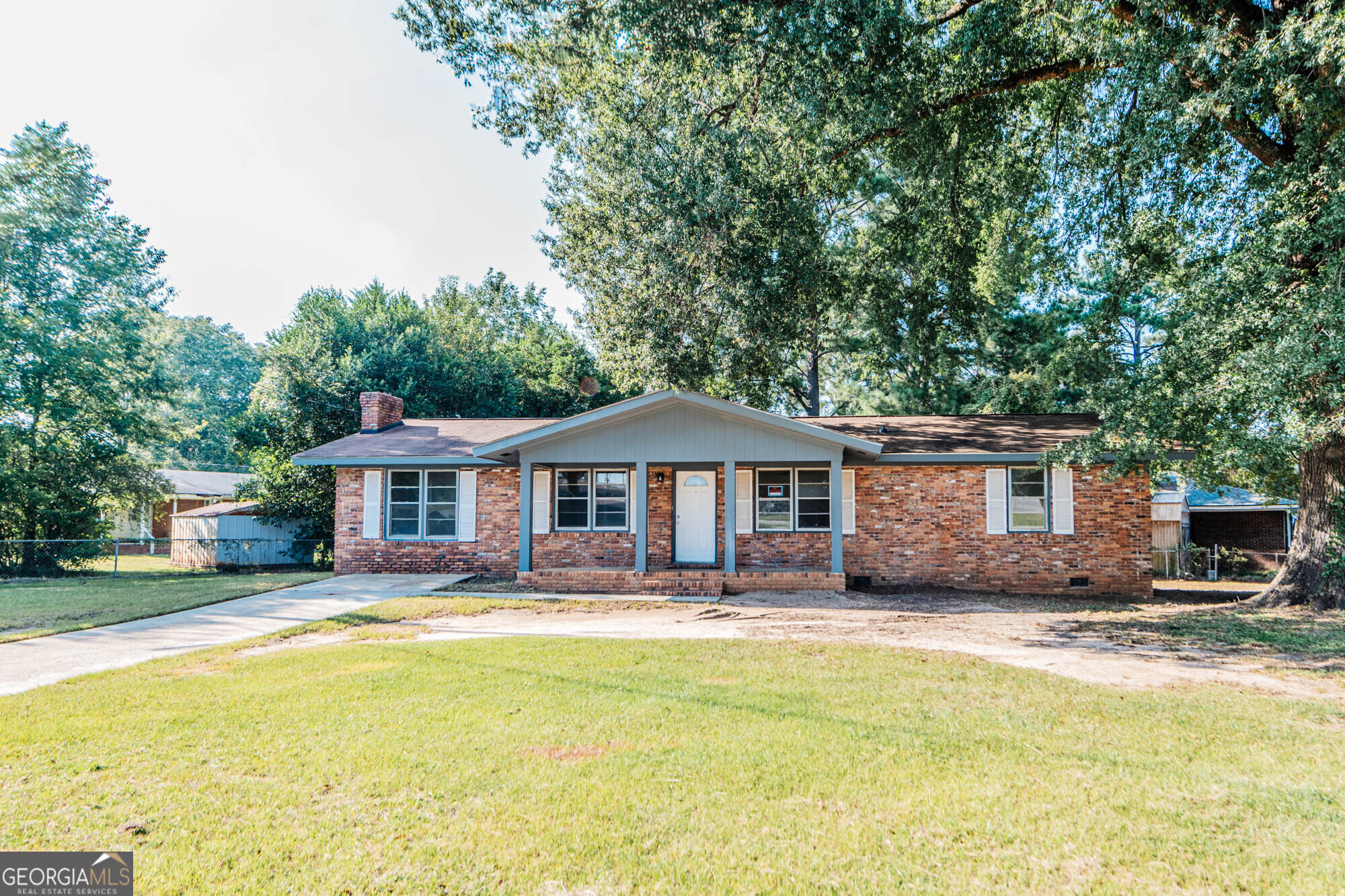Welcome to this beautifully renovated brick ranch on a large corner lot in Warner Robins. Offering 1,560 sq ft of living space, this 4-bedroom, 1.5-bath home blends classic charm with thoughtful updates, creating a space that feels both inviting and practical. Inside, you'll find a fresh interior with modern finishes that complement the home's solid brick construction. The living areas flow easily, providing a bright and comfortable setting for everyday living or entertaining. The updated kitchen offers plenty of space to prepare meals, while the open layout keeps you connected to the rest of the home. The primary suite and additional bedrooms deliver comfort and flexibility, with a full bath and convenient half bath designed to meet daily needs. Every detail of the renovation enhances the home's character while adding modern comfort. Outside, the property continues to impress with a large, level corner lot and fenced backyard-perfect for outdoor gatherings, gardening, or simply relaxing in your own private space. The timeless brick exterior adds durability and curb appeal. Location is another highlight. This home is close to shopping and daily conveniences, making errands quick and easy. With its central placement in Warner Robins, you'll find that everything you need is just minutes away. This 1,560 sq ft renovated ranch combines a solid brick build, stylish updates, and an expansive lot-all in a convenient location. Schedule your showing today and experience all it has to offer.