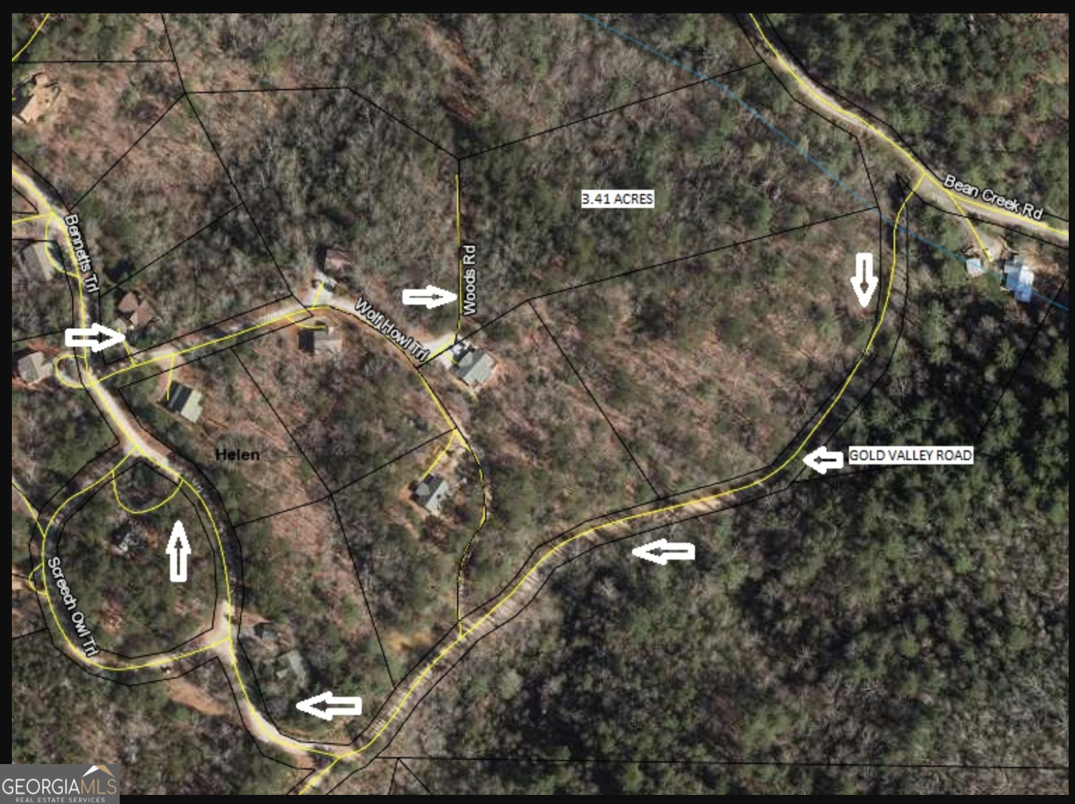 3.4 ACRE Bean Creek Rd., Wolf Howl Trl.
