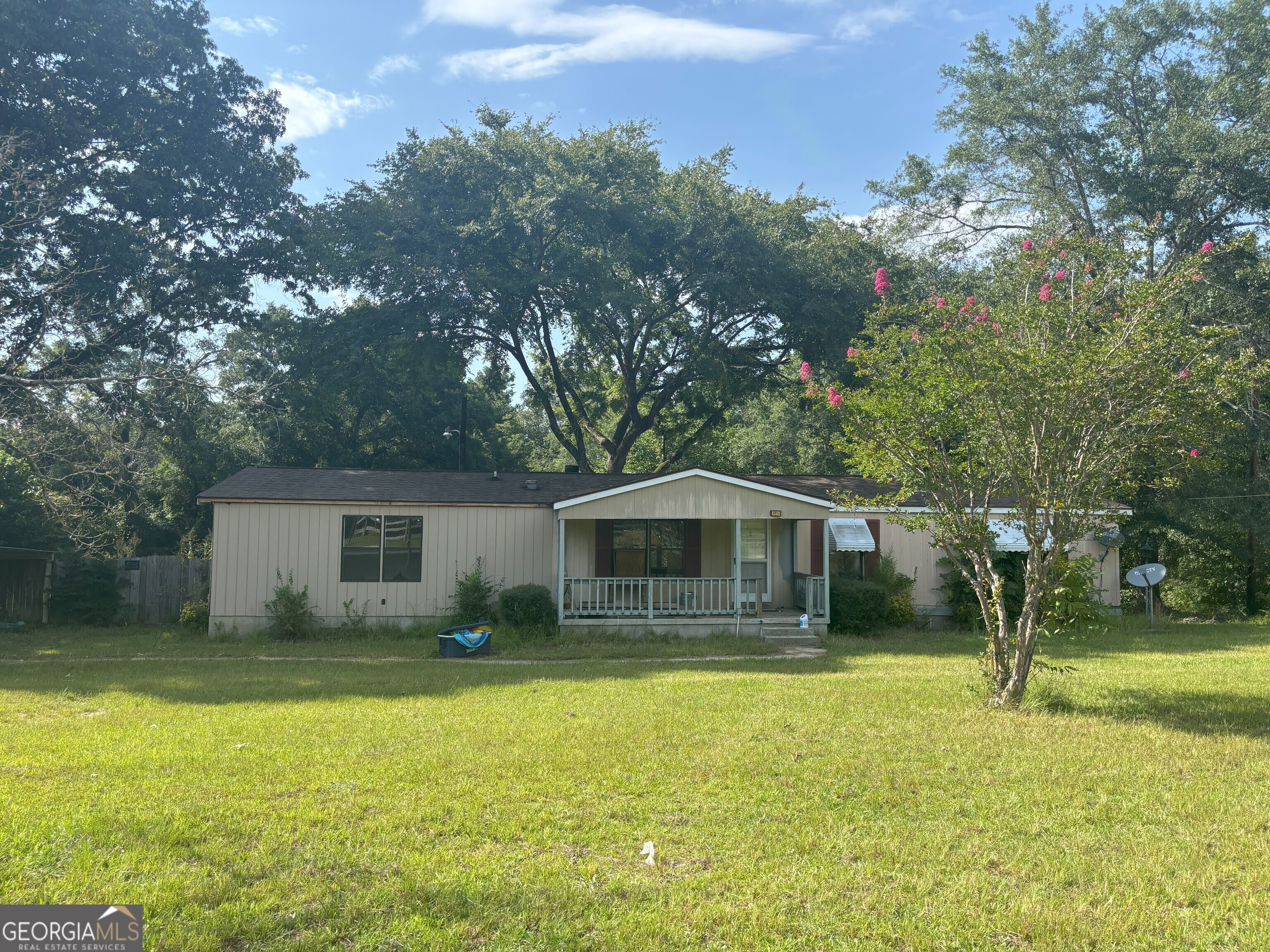 Calling all investors! This home on the quiet Killarney Circle is ready for you to take over the project currently in progress. The current owner has begun the process of renovating this home from top to bottom, and it's ready for you to step in and take over to see it through to the finish line. The home has a split floor plan with 3 sizeable bedrooms and 3 bathrooms, each bedroom having its own ensuite bathroom. The living area and kitchen flow together nicely with a fireplace as the centerpiece of the living area. Kitchen and 2 bathrooms having been demoed so far, carpet and flooring has been removed, and subflooring has been replaced throughout. Bring a plan and a vision and bring this home back to life! On 2.38 acres with a detached single car garage and 2 car carport, this home is sure to please the next owner with the right vision. Please use caution when entering the home. Home being sold as-is. Call today for your private showing!