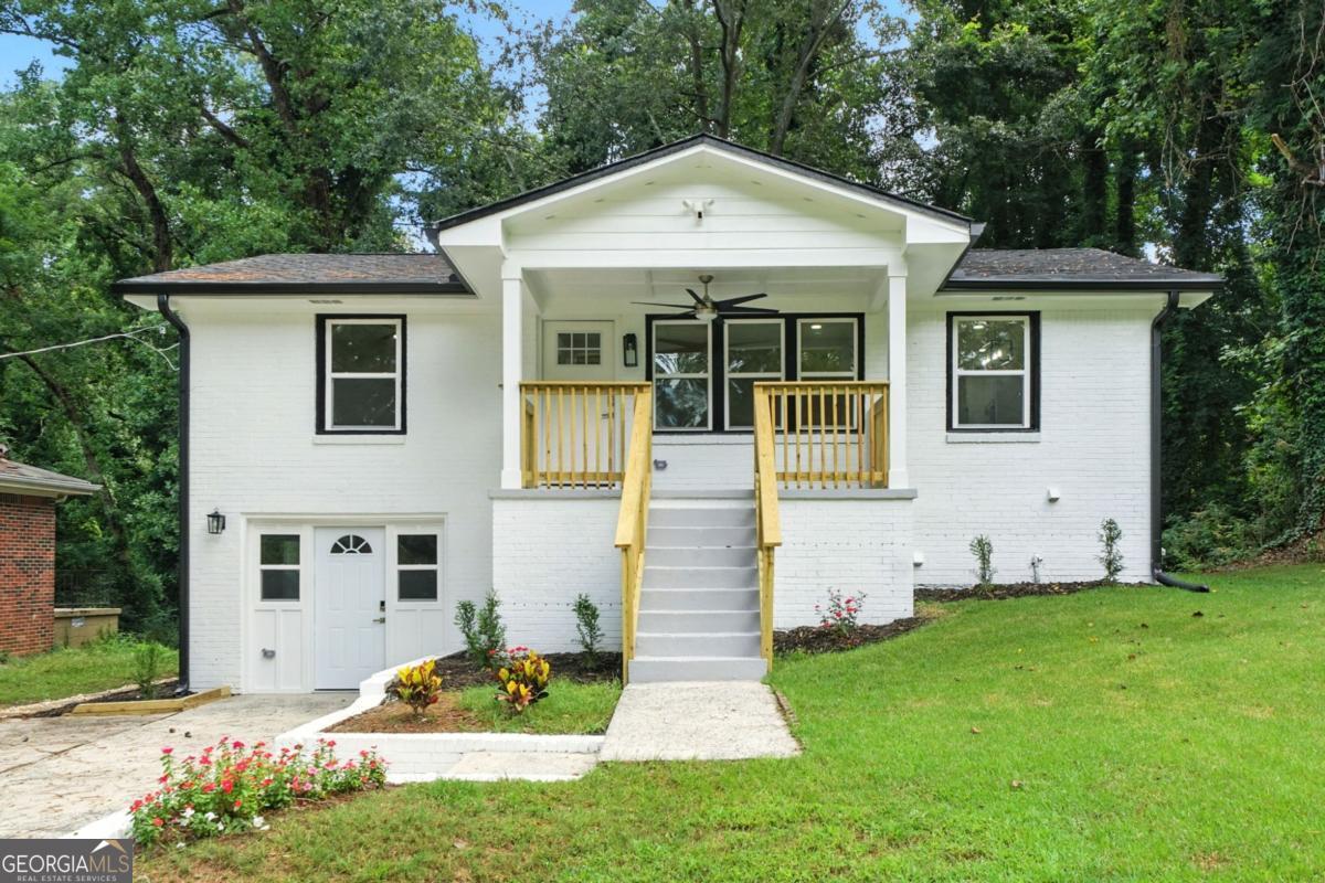 This stunning, fully renovated home offers the perfect blend of modern comfort and smart investment potential. Inside, you'll find an abundance of natural light pouring into every room, highlighting the thoughtful finishes and open layout. The brand-new kitchen features sleek modern finishes, making it as stylish as it is functional. All major systems-including HVAC, plumbing, and electrical-are brand new, giving you peace of mind for years to come. The huge basement with its own private entry is a versatile space-ideal for a rental unit, Airbnb, in-law suite, or personal retreat. Step outside to enjoy the very private backyard, perfect for relaxing, entertaining, or creating your own outdoor oasis. With easy access to the interstate, you're just 15 minutes from the heart of Downtown Atlanta, making it a commuter's dream while keeping you close to shopping, dining, and entertainment. Whether you're looking for a forever home, a cash-flow opportunity, or both-this property delivers it all in style.