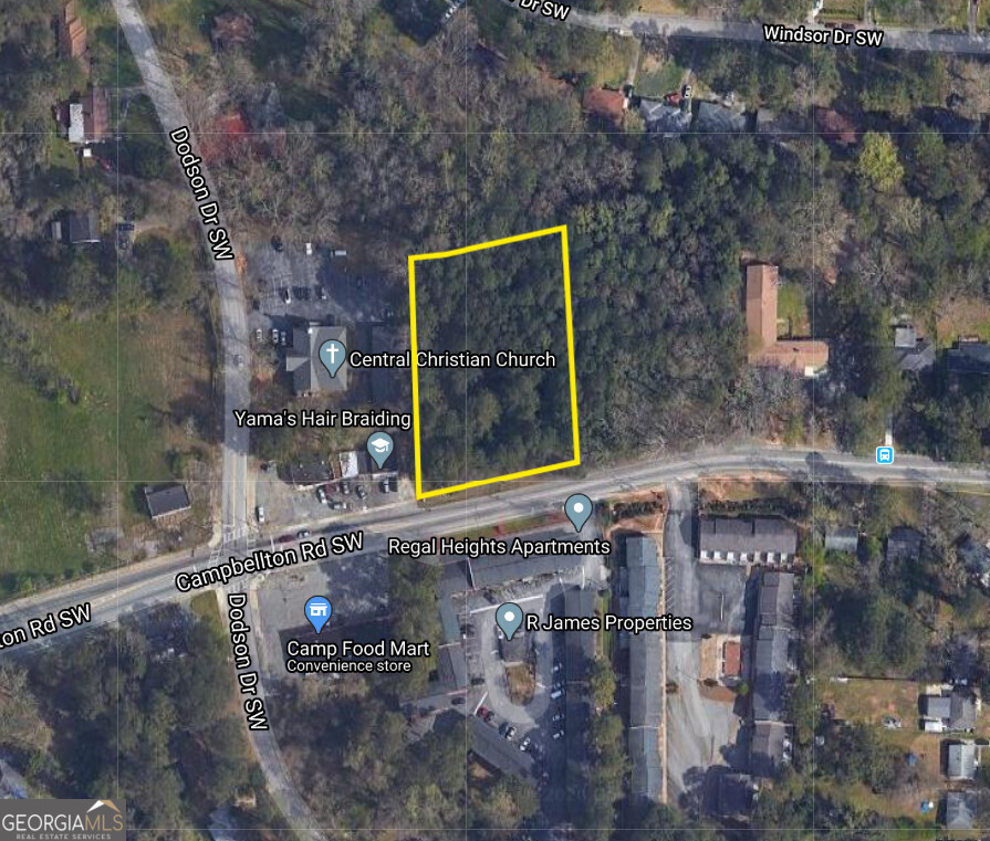 Commercial lot available on Campbellton Road ready for commercial development. Nearby amenities include Andrew and Walter Young Family YMCA, Alfred Tup Holmes Golf Course,Tyler Perry Studios, and Greenbriar Mall. SELLER'S OFFER TERMS; After acceptance the binding contract must be sent to the Probate Court for processing, therefore, the Seller is not reviewing blind offers or allowing assignments. For this reason, the Seller requires that all Buyers to have personally viewed the property before submitting a written contract to the Seller. The Seller wants all offers on current Georgia Association of Realtor forms so that the offer matches the terms and conditions of the Seller's Special Stipulations.