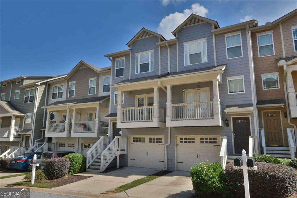 Welcome home to this beautiful townhome in highly sought after Liberty Park, A 24-hour gated secured community, with Security post and pool in the community. RENT INCLUDES WATER AND SEWAGE. The home has hardwoods throughout the main floor. Large living area offers plenty of natural light. This is a Beautiful 3BR/3.5BA town home ready for you to move in! Kitchen accents granite counter tops and stainless-steel appliances! Ample cabinet and counter space with kitchen island. All bedrooms have their own private, full bathroom! Don't miss out on this one! This home boasts 3 levels with a spacious floor plan. The lower level consists of the 1 car garage, A room and a full bath. While the main level consists of an open concept kitchen/dining area, with stainless appliances and granite countertops. There is also access to the rear porch. The upper level consists of the Spacious master bedroom with a double vanity full bathroom, A second bedroom with its own full bath and laundry room. The basement has its own private back entry. The community offers a swimming pool, shaded dog park area, plenty of guest parking and maintenance free living. Easy access to I-75 & I-285. Minutes to Top Golf, Bobby Jones Golf course, Atlantic Station, downtown Atlanta, and the airport. Welcome home! $75 application fee (non-refundable) for each occupant 18+, 12-24 month lease, 600+ credit score, income 2x monthly rent, renters insurance required