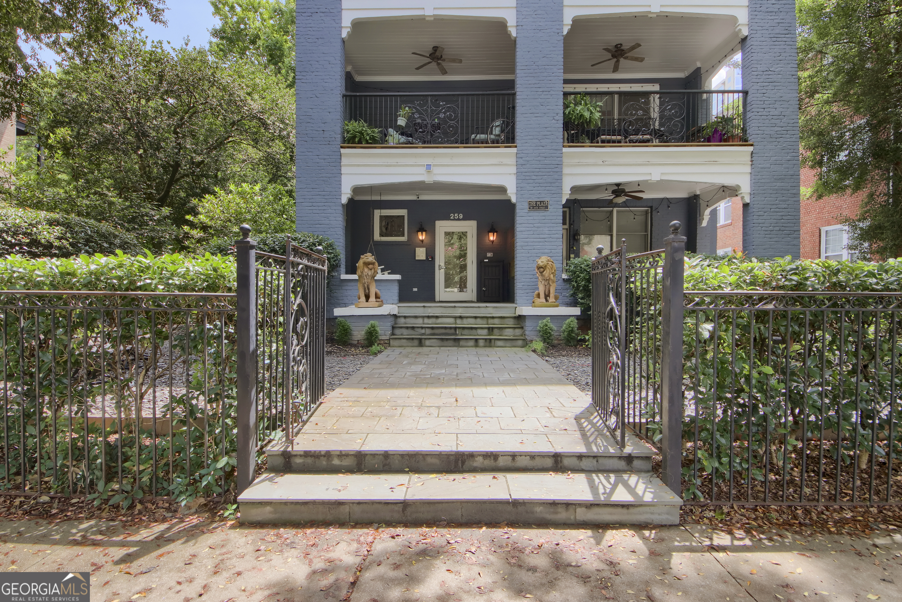 This beautifully updated top-floor end unit, in a classic 1940's building, blends vintage charm and timeless character with fresh, contemporary comfort and is located in one of Atlanta's most vibrant neighborhoods. Just a short distance from Piedmont Park, the Beltline, the Atlanta Botanical Gardens, Colony Square, restaurants, shops and Midtown. The open and airy layout features 9-foot ceilings, rich hardwood floors and an abundance of natural light throughout. The spacious 2BR, 2BA roommate-style floorplan offers both privacy and functionality. Both bedrooms have generously-sized walk-in closets. The modern kitchen has granite countertops & stainless steel appliances and opens to the living and dining area. Enjoy the convenience of an in-unit laundry with a washer and dryer. There are two assigned parking spaces located in a secure, gated lot. Welcome Home!