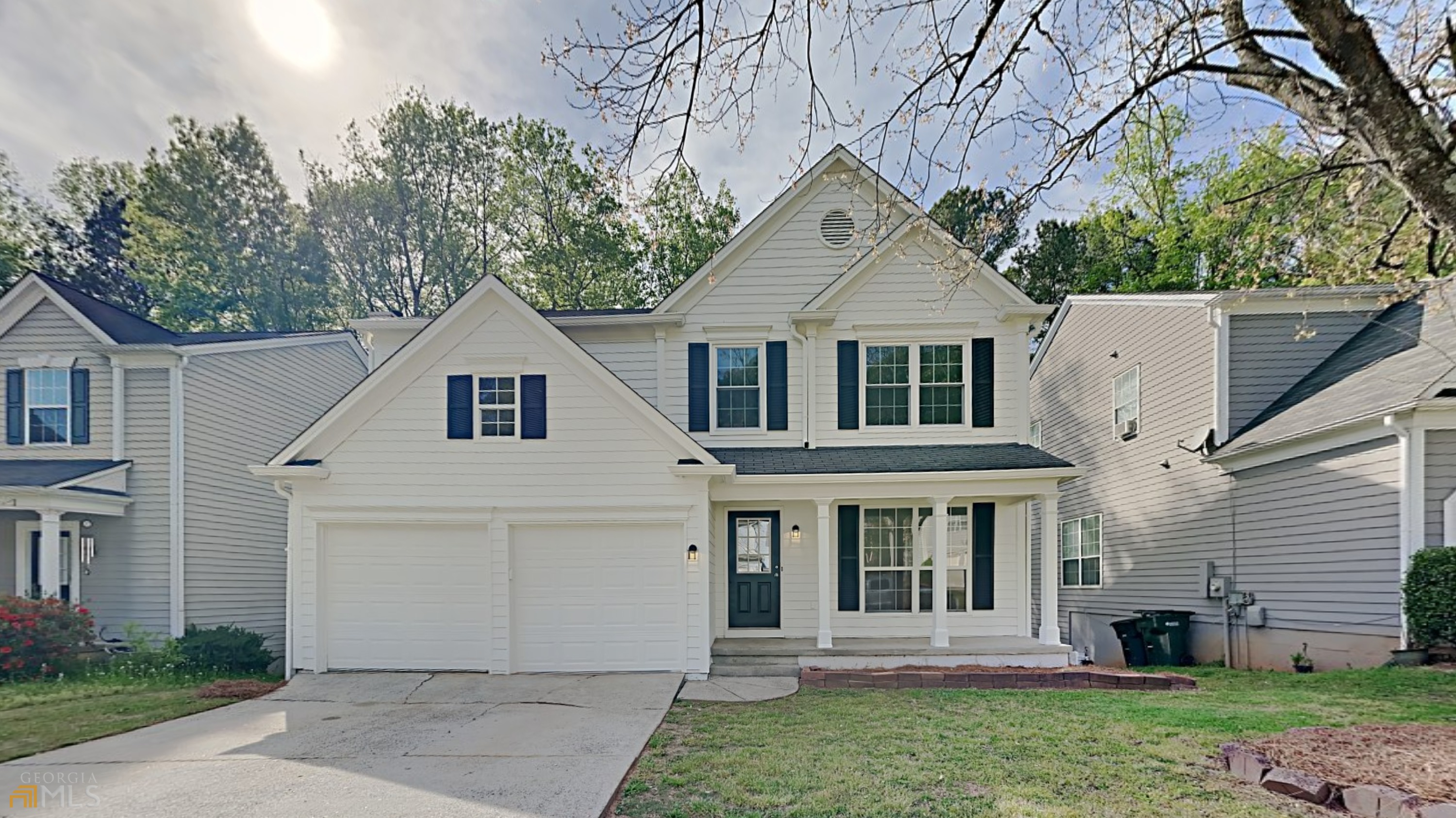 This is a newly renovated 3 story 2 car garage 3 bedrooms 2.5 bathrooms with a spacious deck and fenced in backyard. The home has new carpet, luxury vinyl flooring, new paint and new hvac system. The half bath is on the main with the family room, which has a vaulted ceiling and custom designed fireplace. The kitchen has quartz countertops, a stainless steel dishwasher and stove. The basement level has a room for entertainment and approx 450 sq ft of unfinished space for storage or future endeavors. The primary suite, laundry room, bedrooms and full bath are on the 2nd level. This Kennesaw jewel gives you that royal feeling ! Come check it out, place your offer and let us place this crown.I mean keys in your hand !